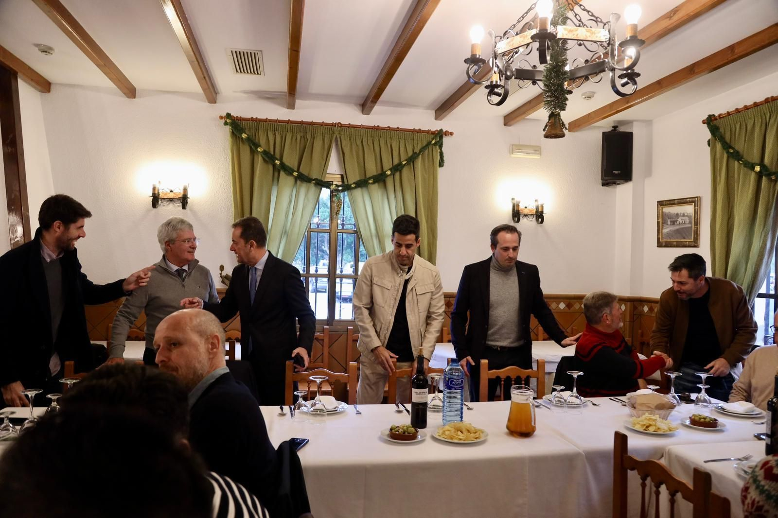 Los veteranos del Málaga CF se reúnen en la Venta del Túnel