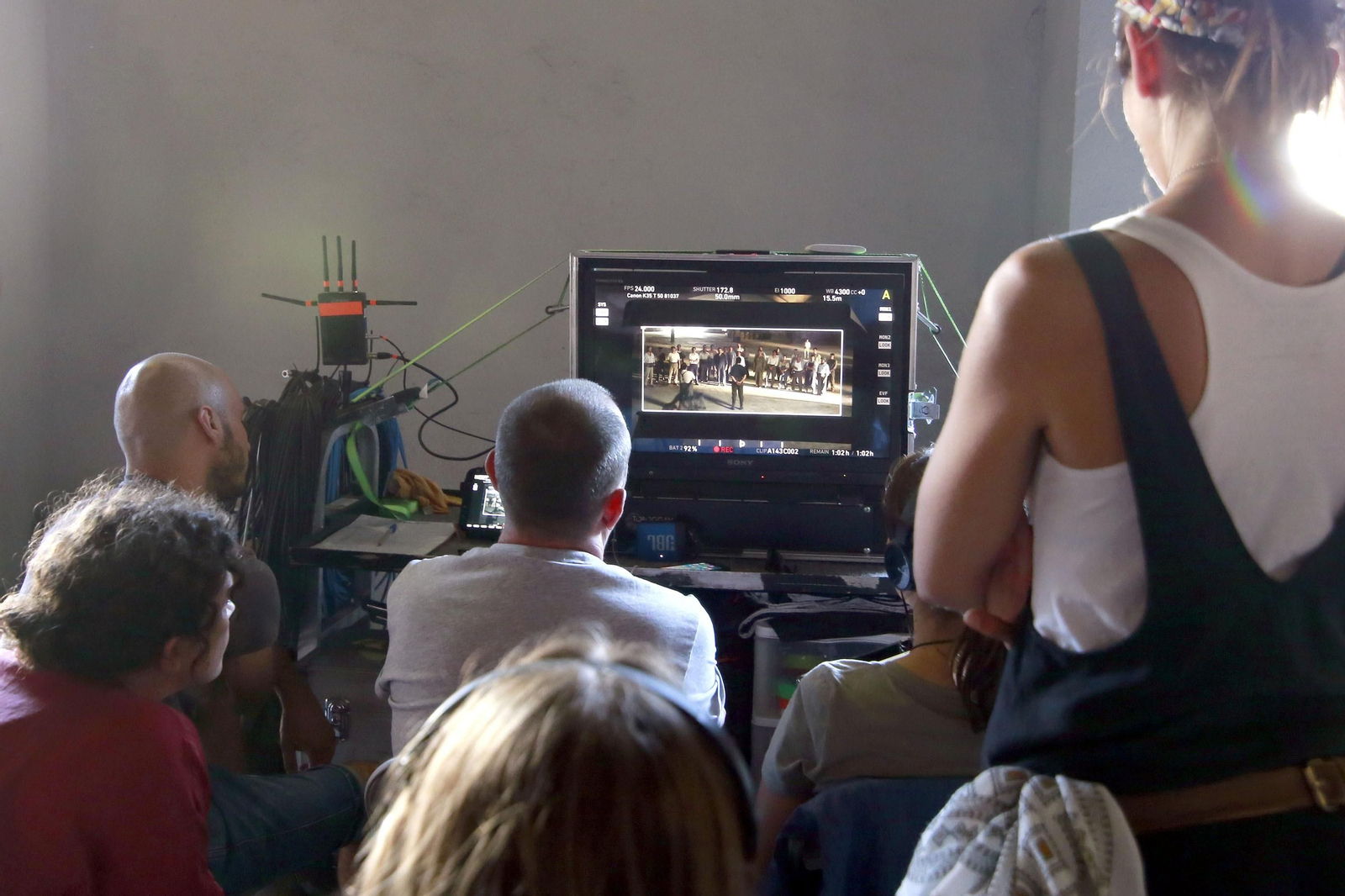 Imágenes del rodaje de la película 'El verano que vivímos' en González Byass