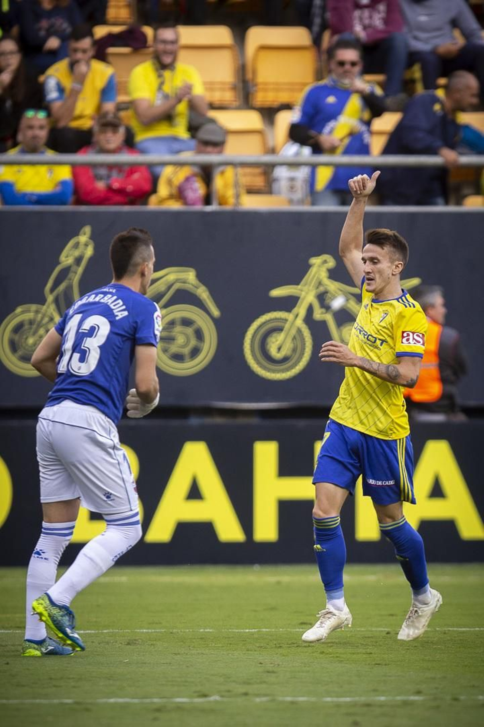 Imágenes del partido Cádiz-Reus