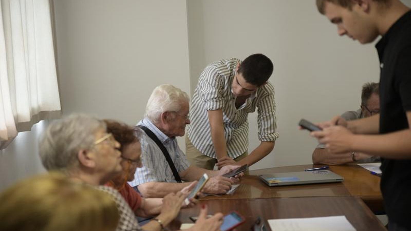 Imagen de uno de los cursos impartidos por los alumnos