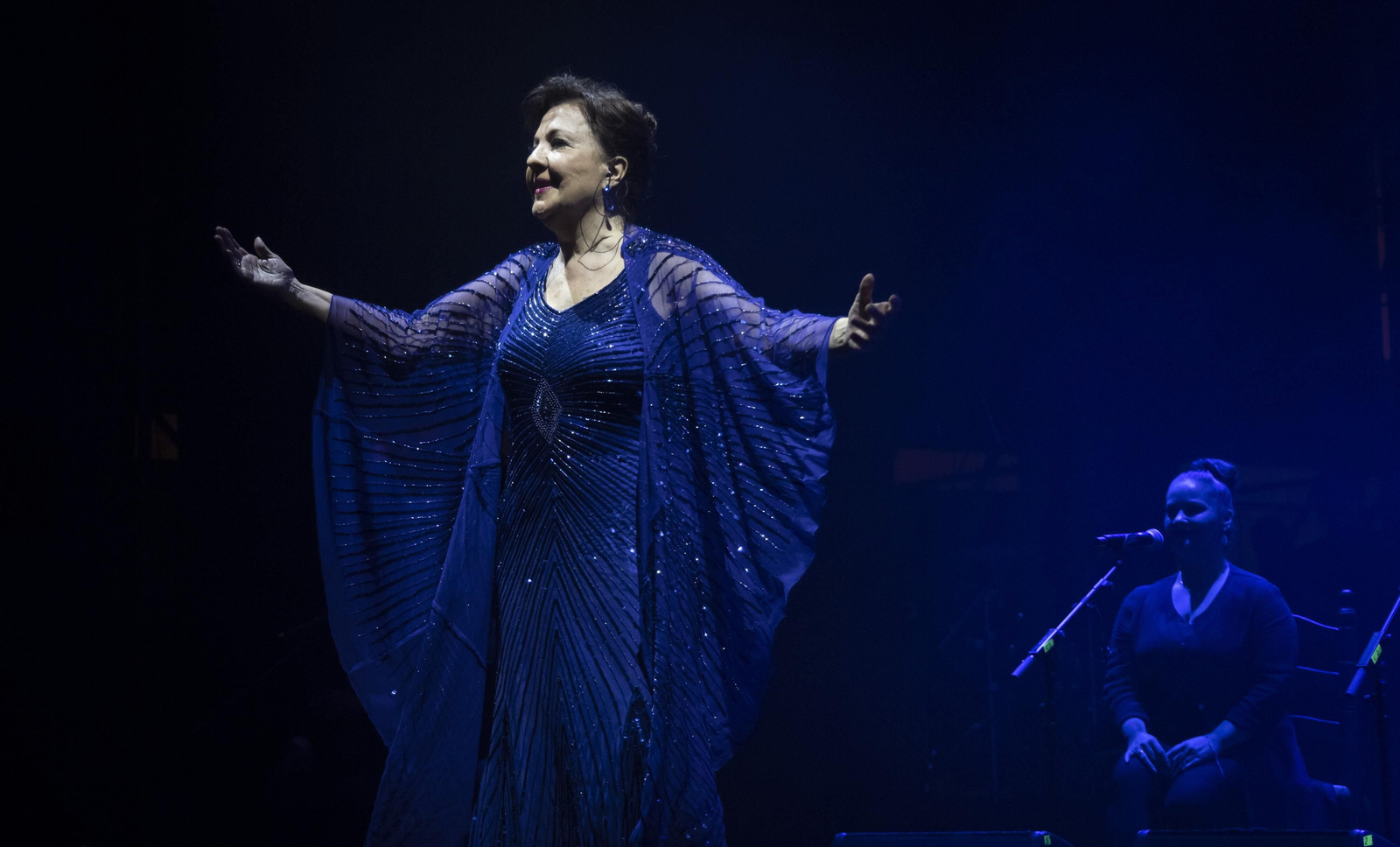 Famosos y artistas en la alfombra roja de la gala del flamenco en los 'Santalucía Universal Music Week'