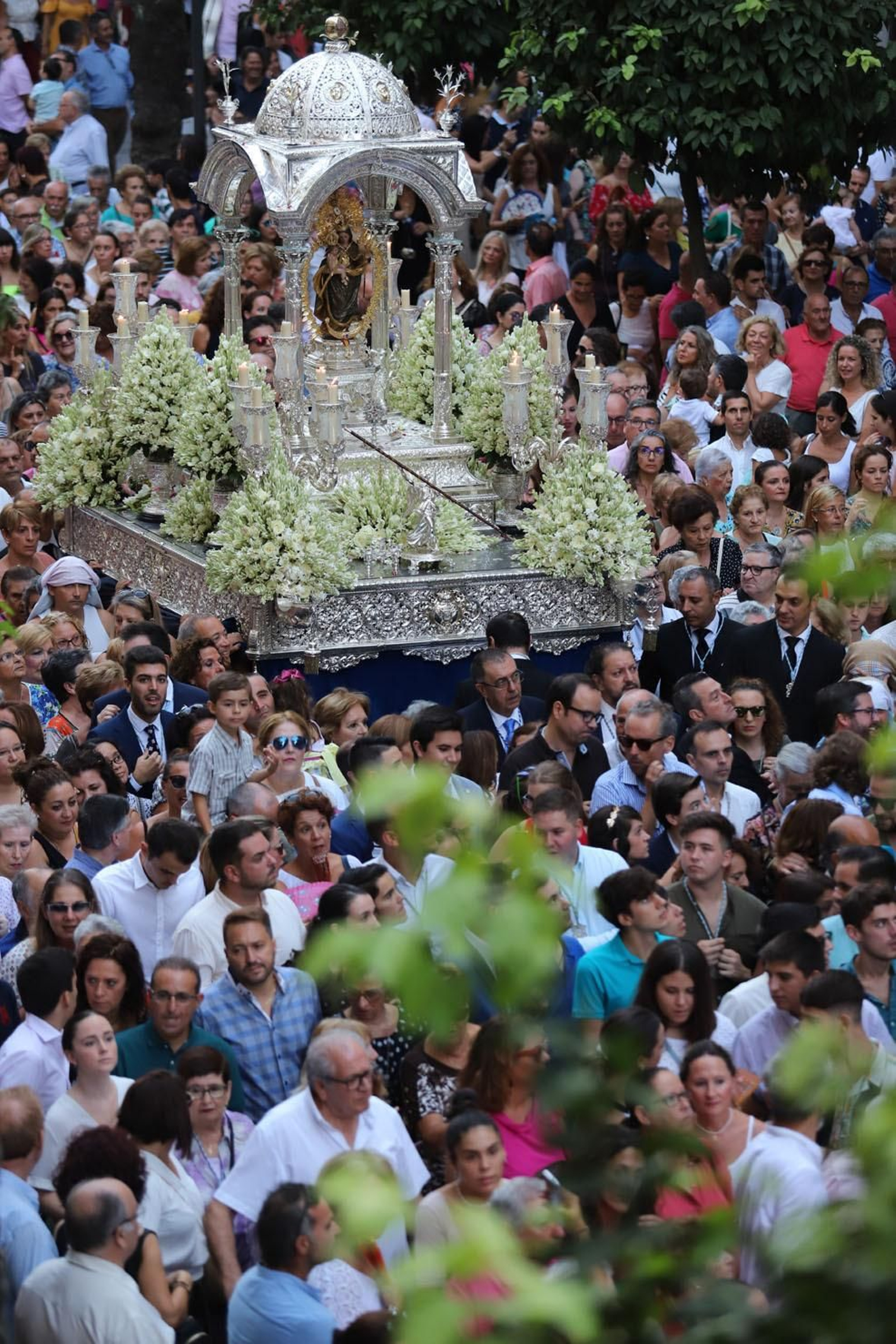 Traslado popular de la Virgen de la Cinta a su Santuario