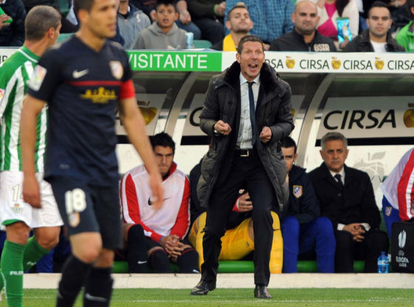 El Betis iguala con el Atlético de Madrid en el Benito Villamarín tras un final del partido loco (2-2). / Antonio Pizarro