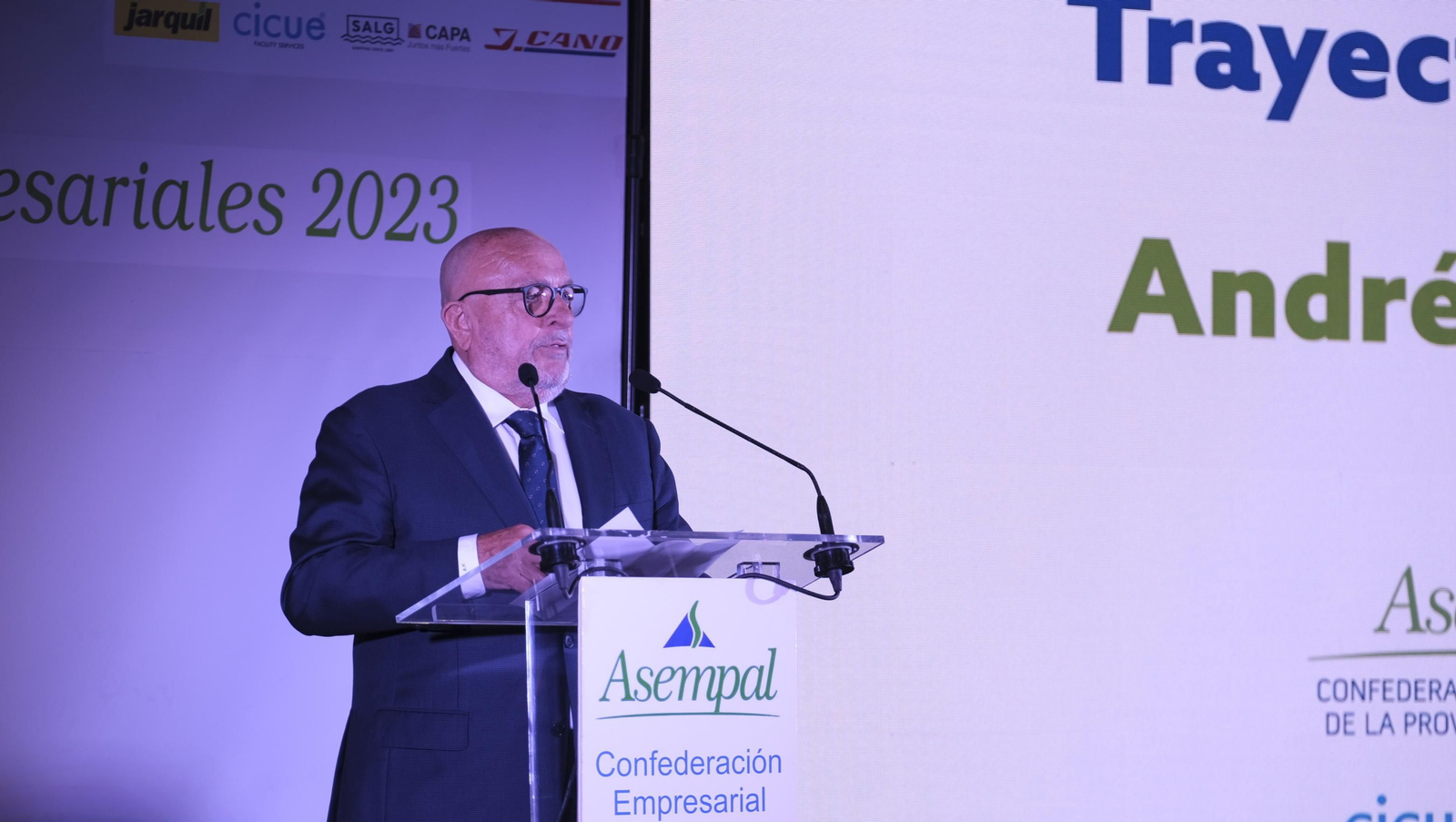 Imágenes de la gala de entrega de los Premios Asempal 2023, en el Hotel Playadulce