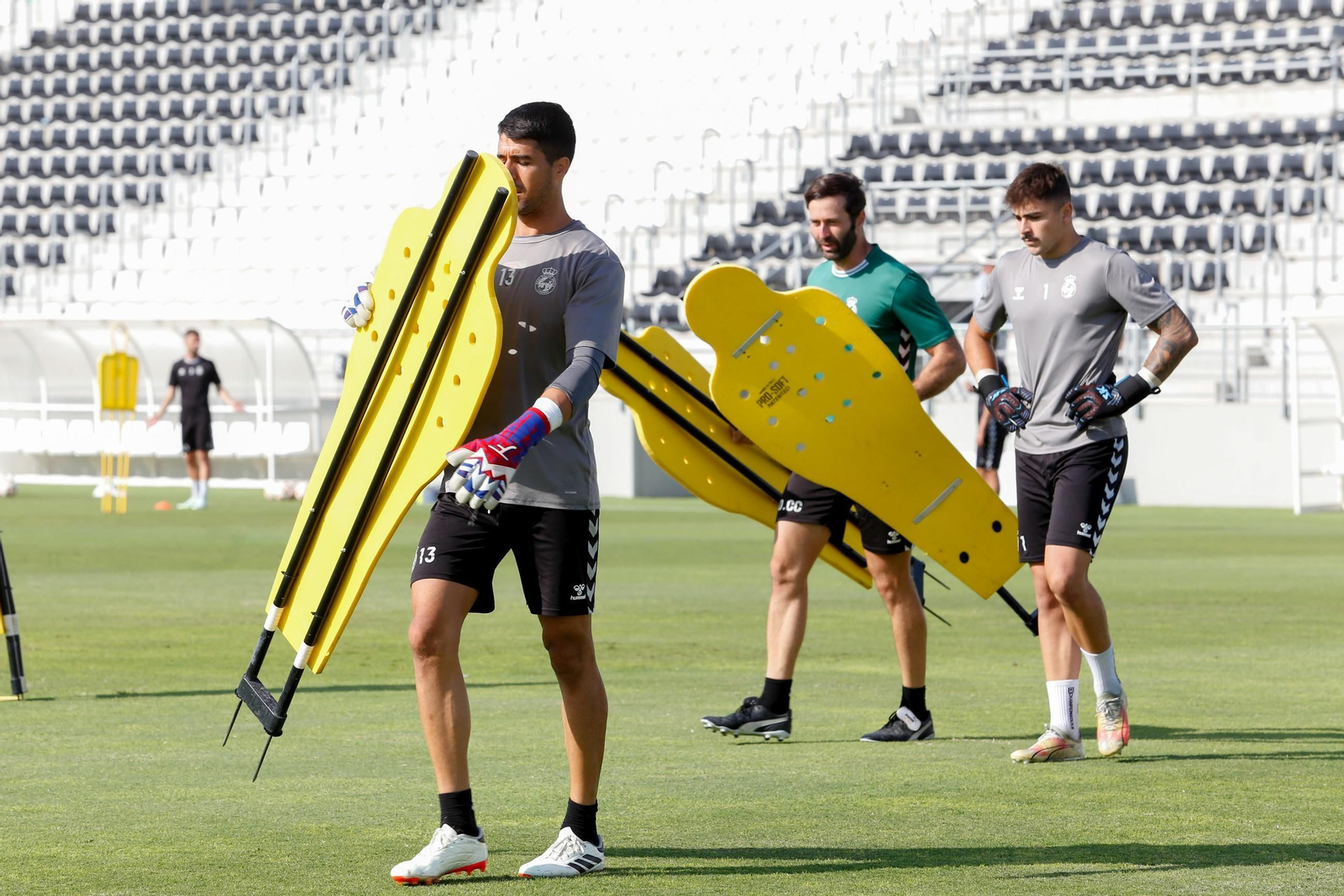 Las fotos del entrenamiento de la Balona previo al partido con el San Fernando