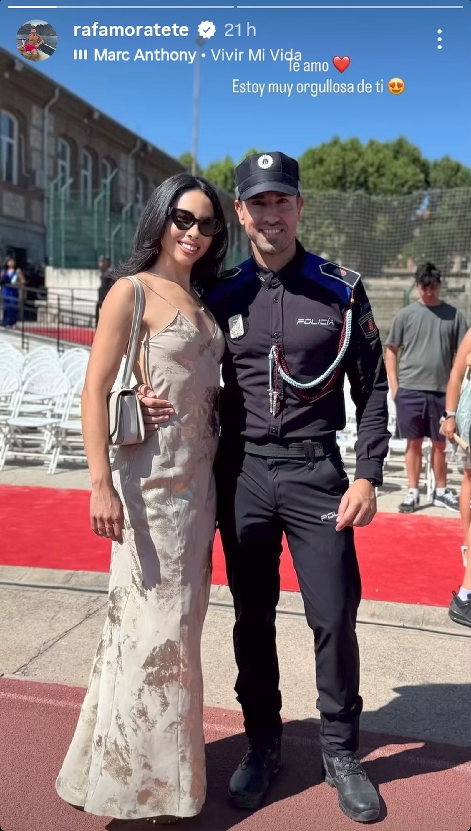 Rafa Mora ya ejerce como Policía Local en el municipio madrileño de Pozuelo de Alarcón.