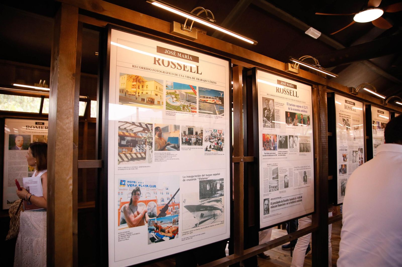 Imágenes del museo a los grandes empresarios y familias históricas de Almería