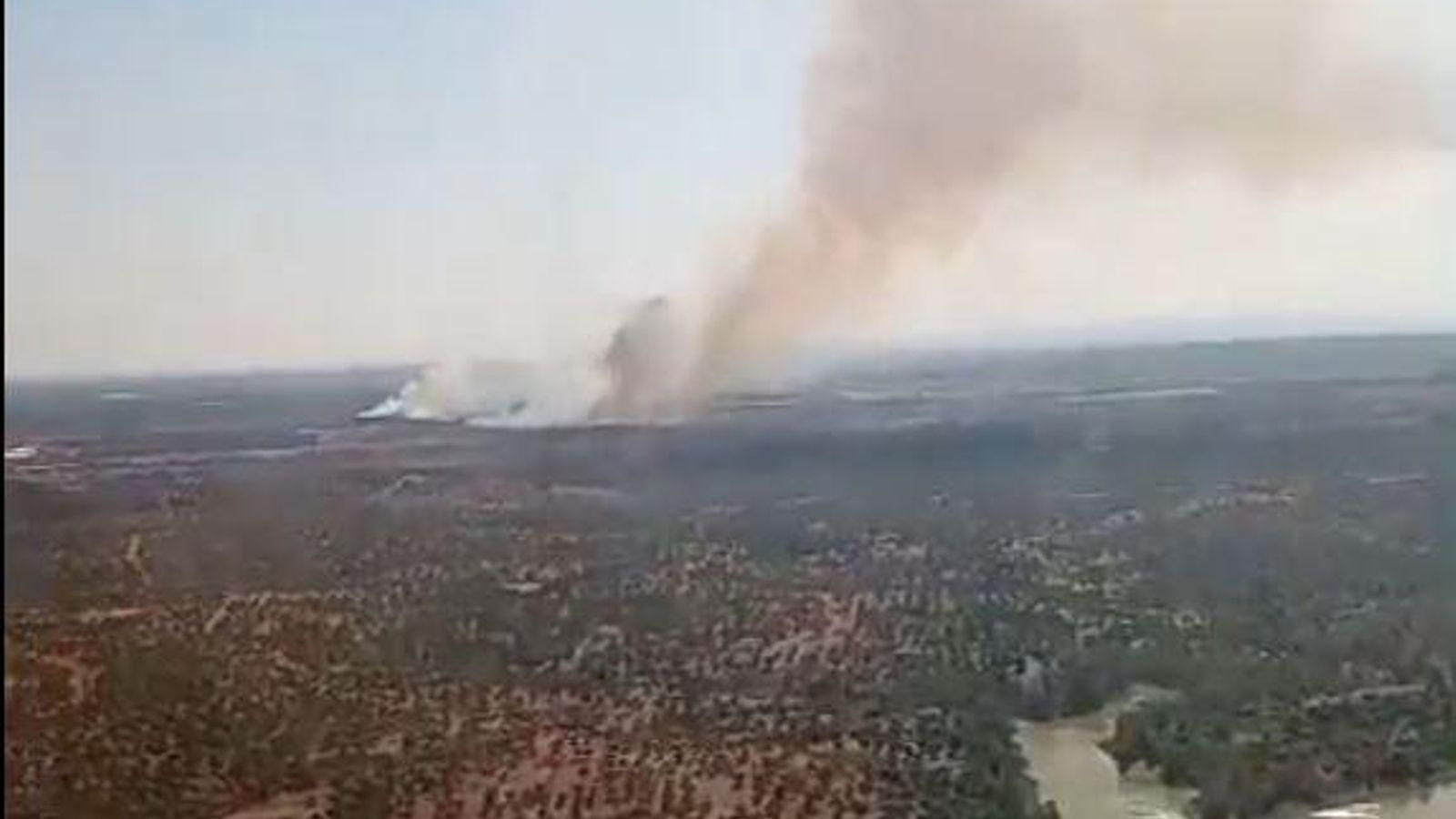 Extinguido el incendio de Lepe.