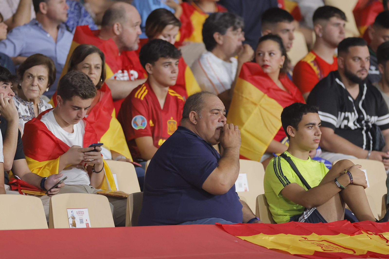 Búscate en las fotos del España-Escocia