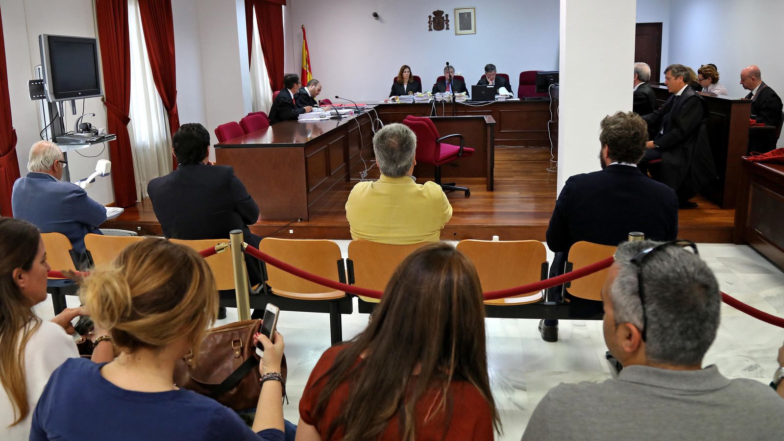 Una de las sesiones de la vista oral por el juicio Huertos de Ocio.