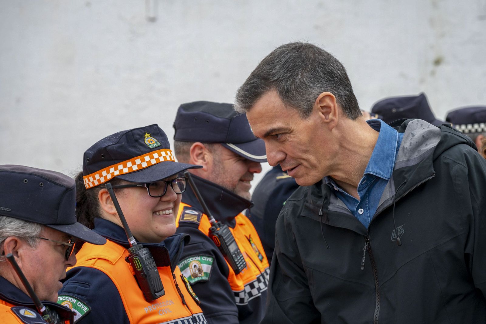 Pedro Sánchez visita Villanueva de la Reina, Jaén.