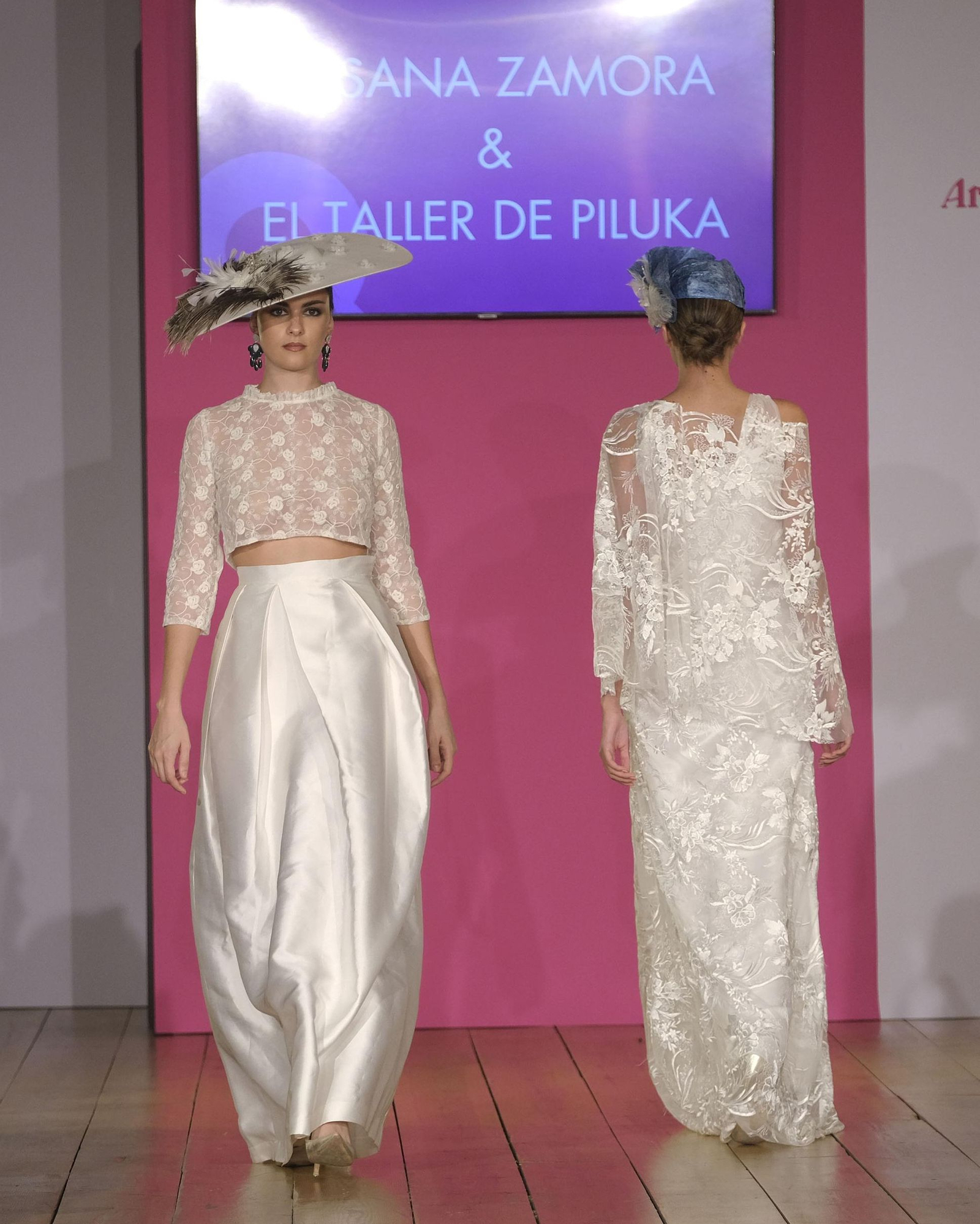 Tocados y pamelas, la tendencia en invitada que recuperan Susana Zamora y El taller de Piluka