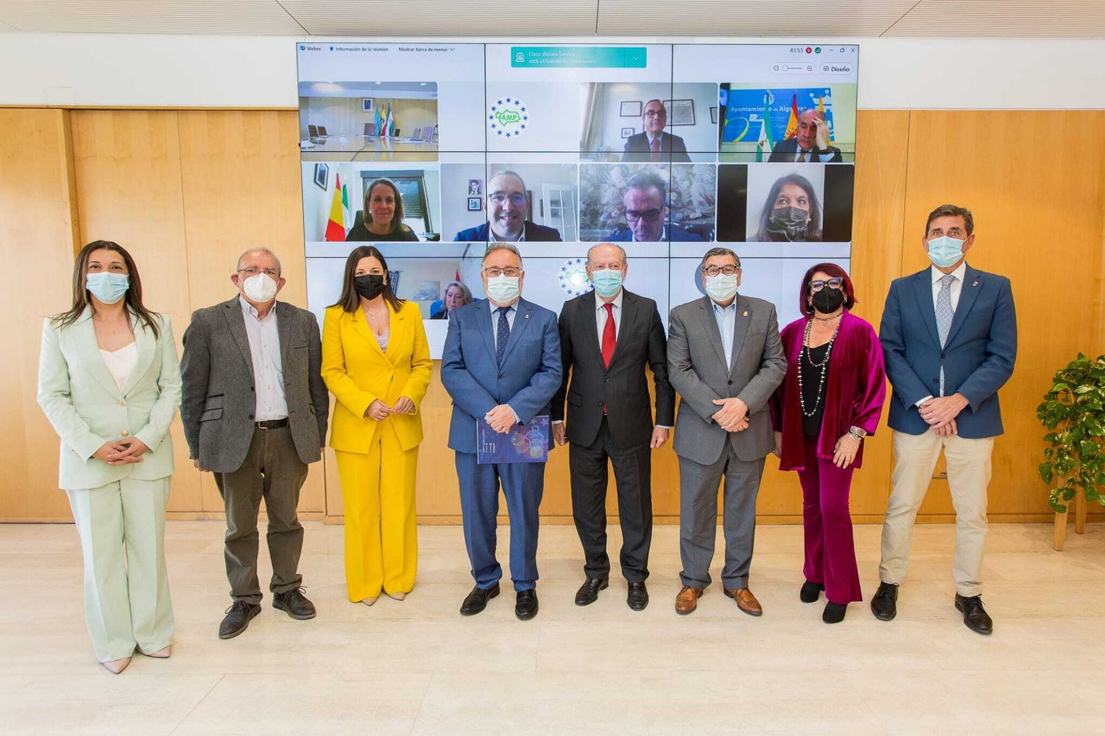 Reunión de la ejecutiva de la FAMP.