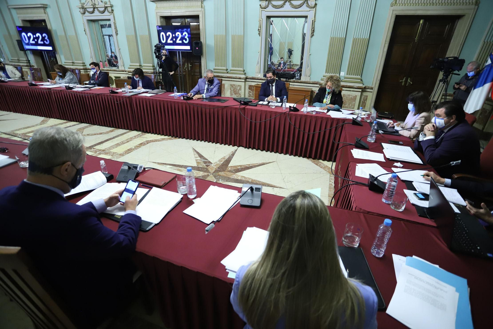 Imágenes del pleno celebrado en el Ayuntamiento de Huelva