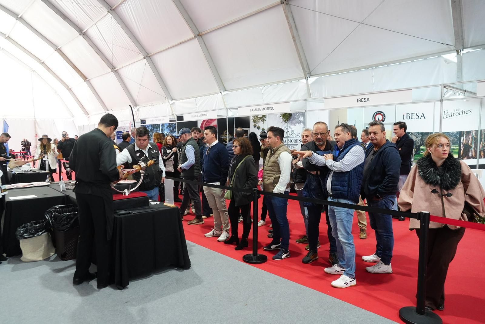 El último día de la Feria del Jamón 100% Ibérico de Los Pedroches