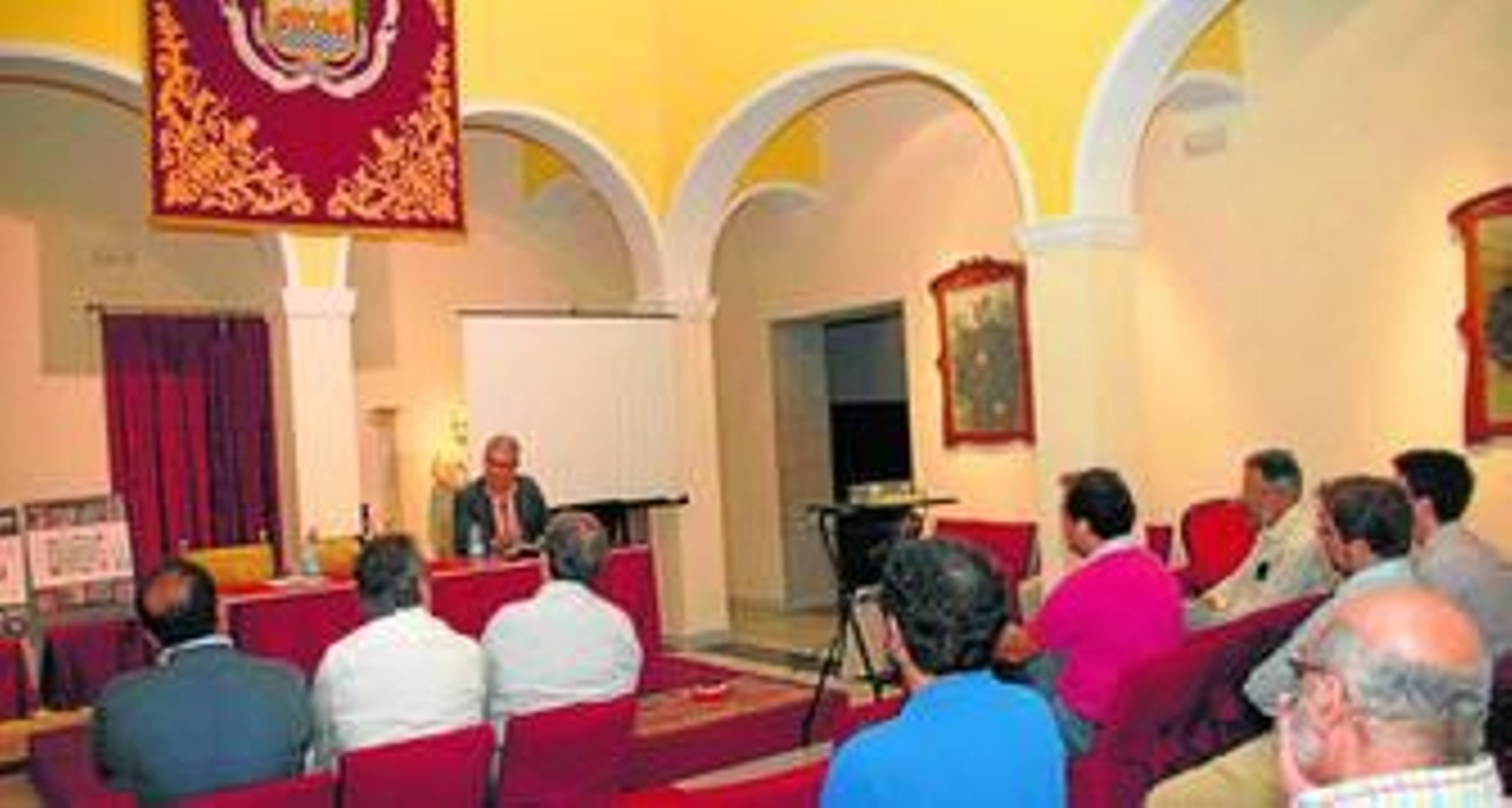 Uno de los momentos de la ponencia del arquitecto José Carlos Sánchez.