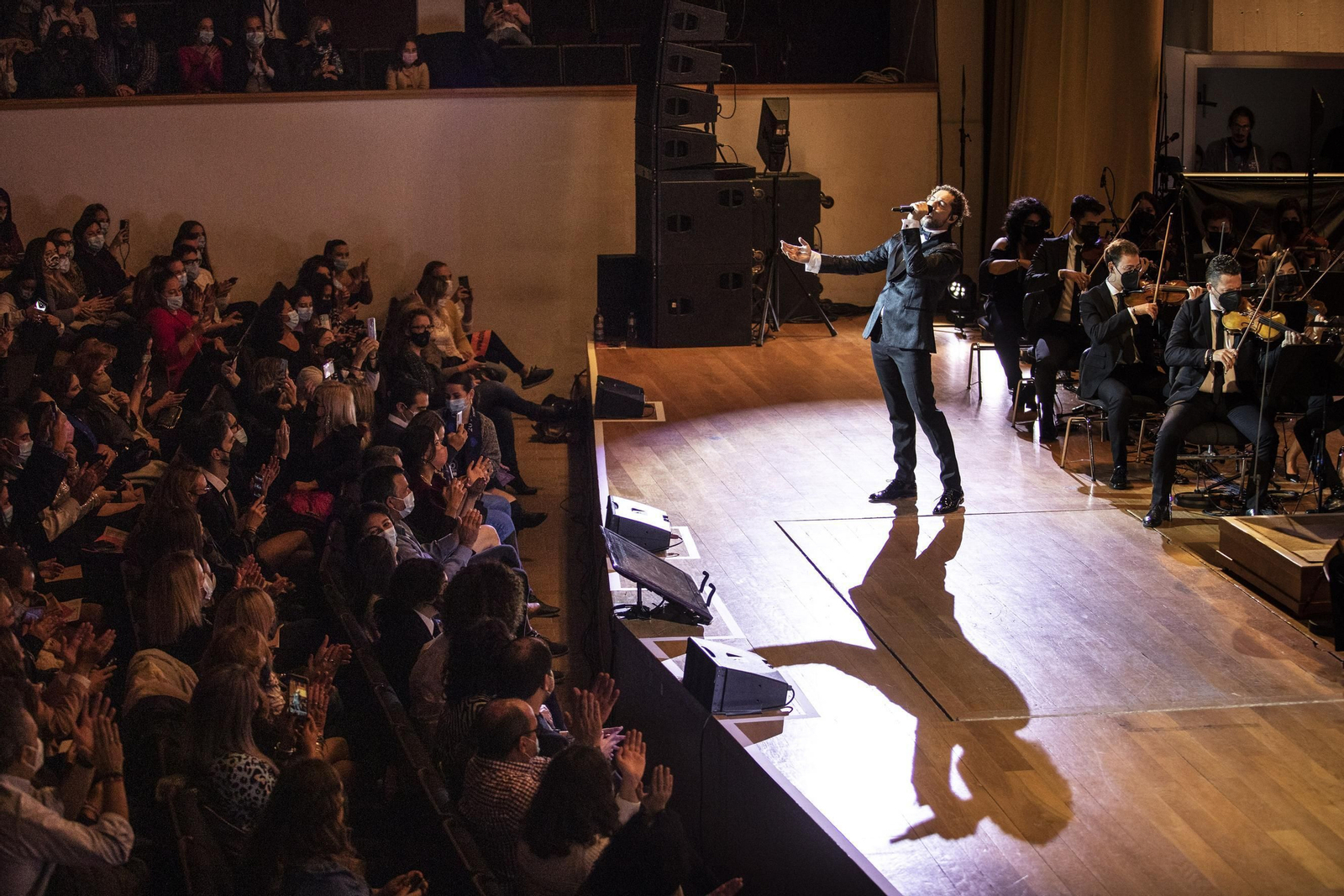 El concierto de  David Bisbal Filarmónico by Cosentino en Granada, en imágenes