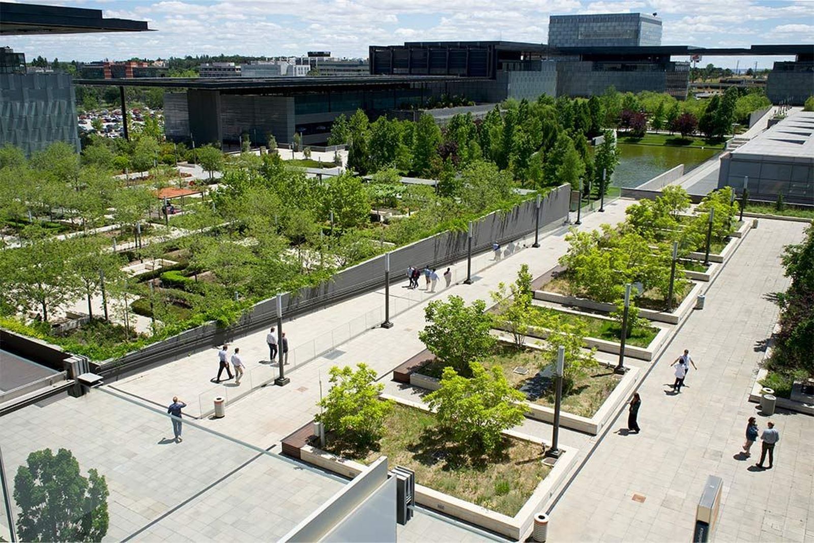 Distrito Telefonica, donde se sitúa el Hub de Innovación de la teleco.