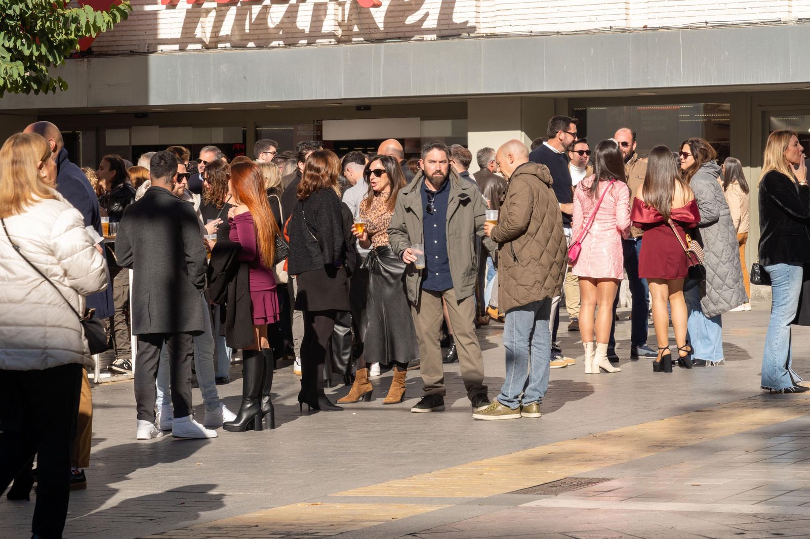 Imágenes de la fiesta del 31 de diciembre en las calles de Huelva