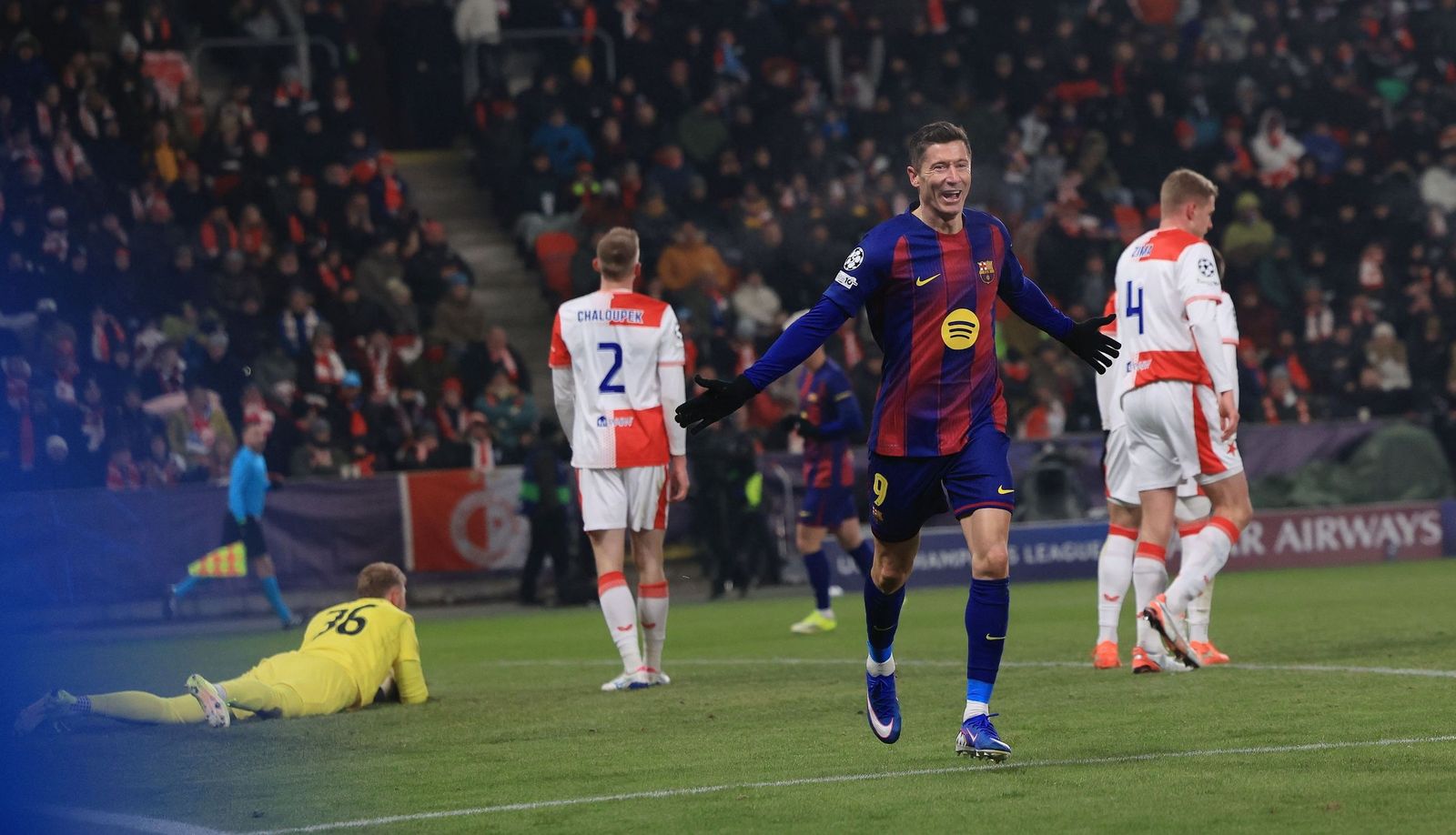 Las fotos del Slavia Praga-Barcelona