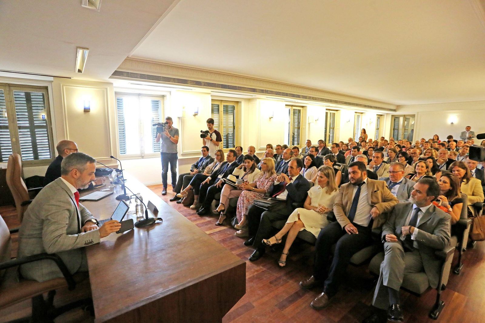 El consejero de Hacienda, en la inauguración este lunes en la Real Escuela de las II Jornadas de la Agencia Tributaria de Andalucía.