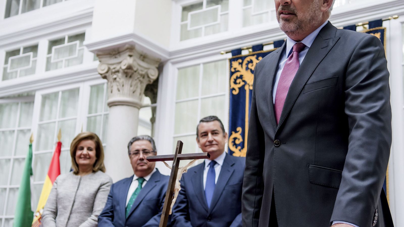 Ricardo Gil-Toresano, durante la  jura de su cargo.