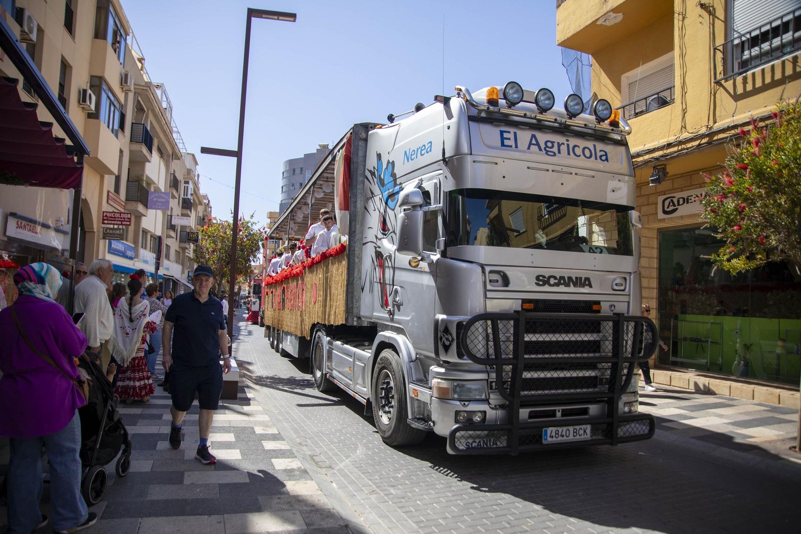 Las imágnes de la misa y procesión en honor a San Marcos en El Ejido