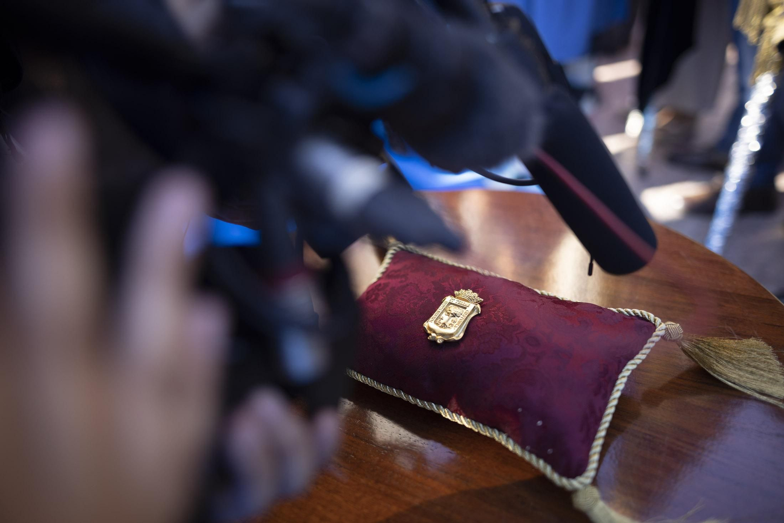 Imágenes de la salida extraordinaria de La Borriquita por las calles de Huelva