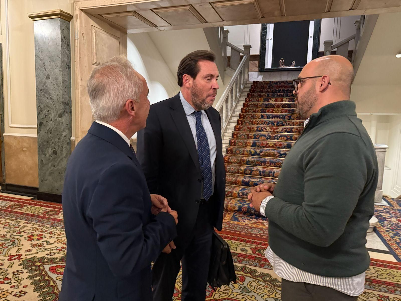Alfonso Moscoso, Oscar Puente y Carlos Salguero en el Senado