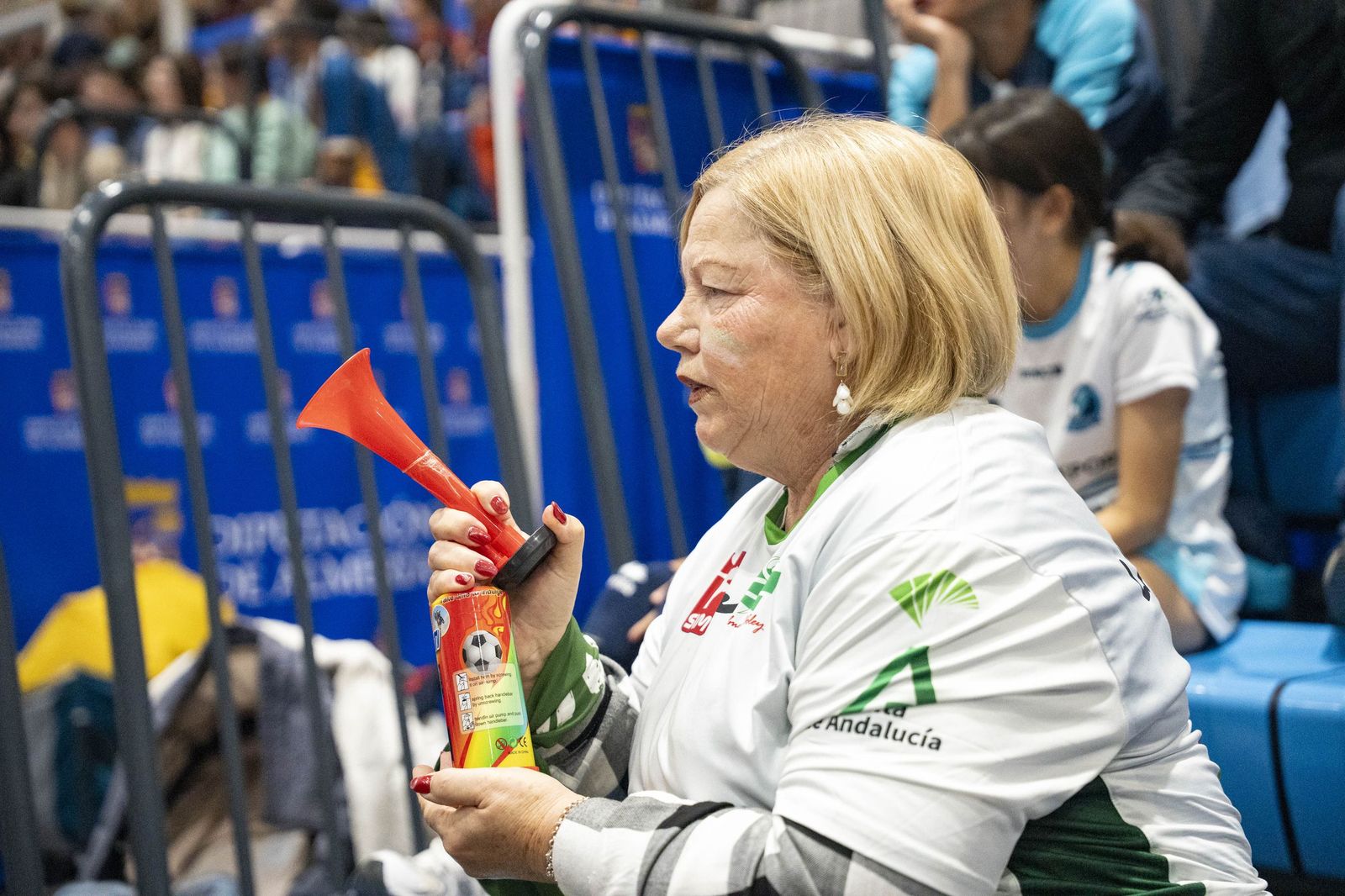 Las imágenes del partido entre Unicaja Costa de Almería y Pamesa Teruel de Superliga de voleibol