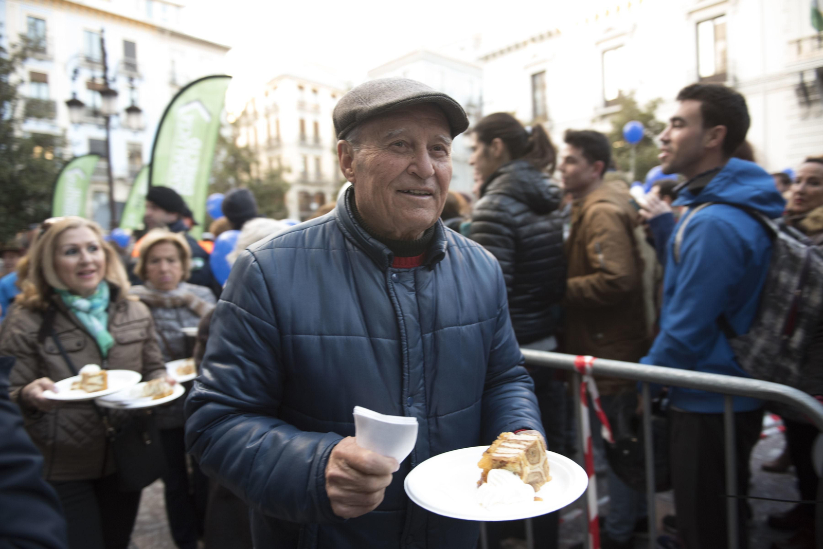 Las imágenes de la tarta de piononos más grande del mundo
