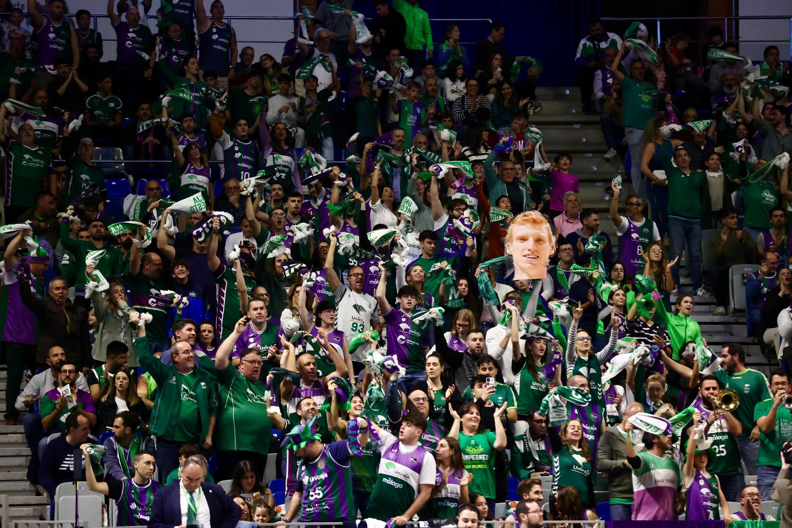 El Unicaja-La Laguna Tenerife, en fotos