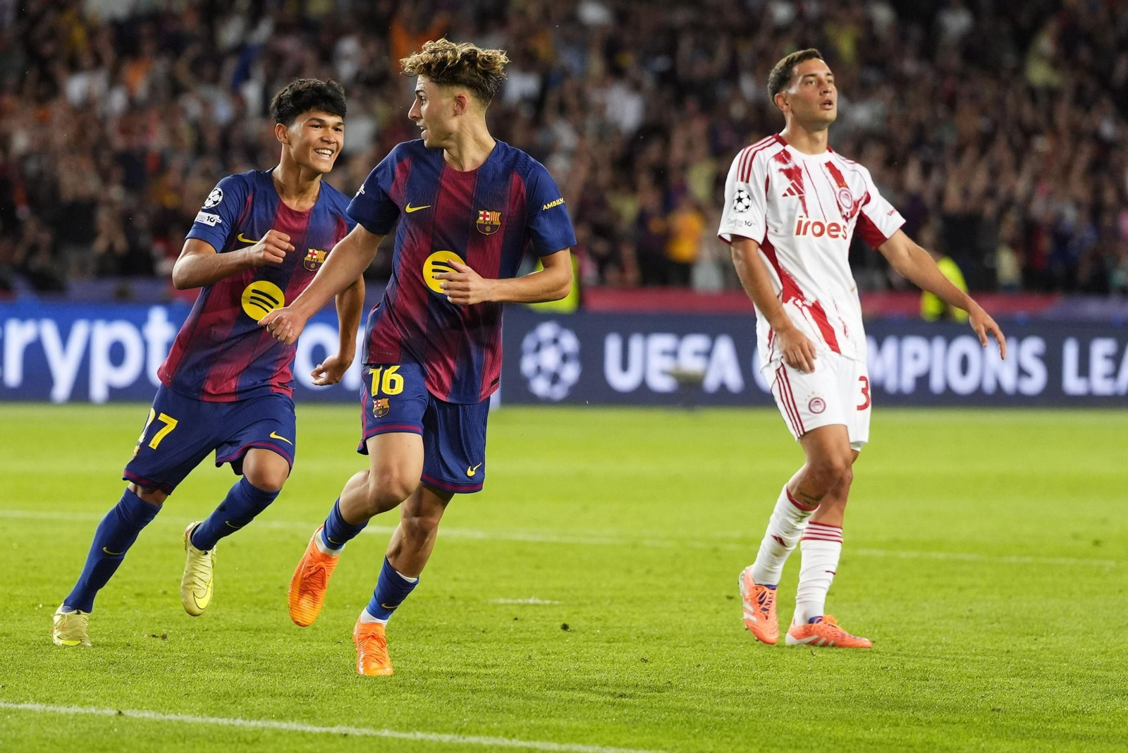 Las fotos del Barcelona-Olympiacos