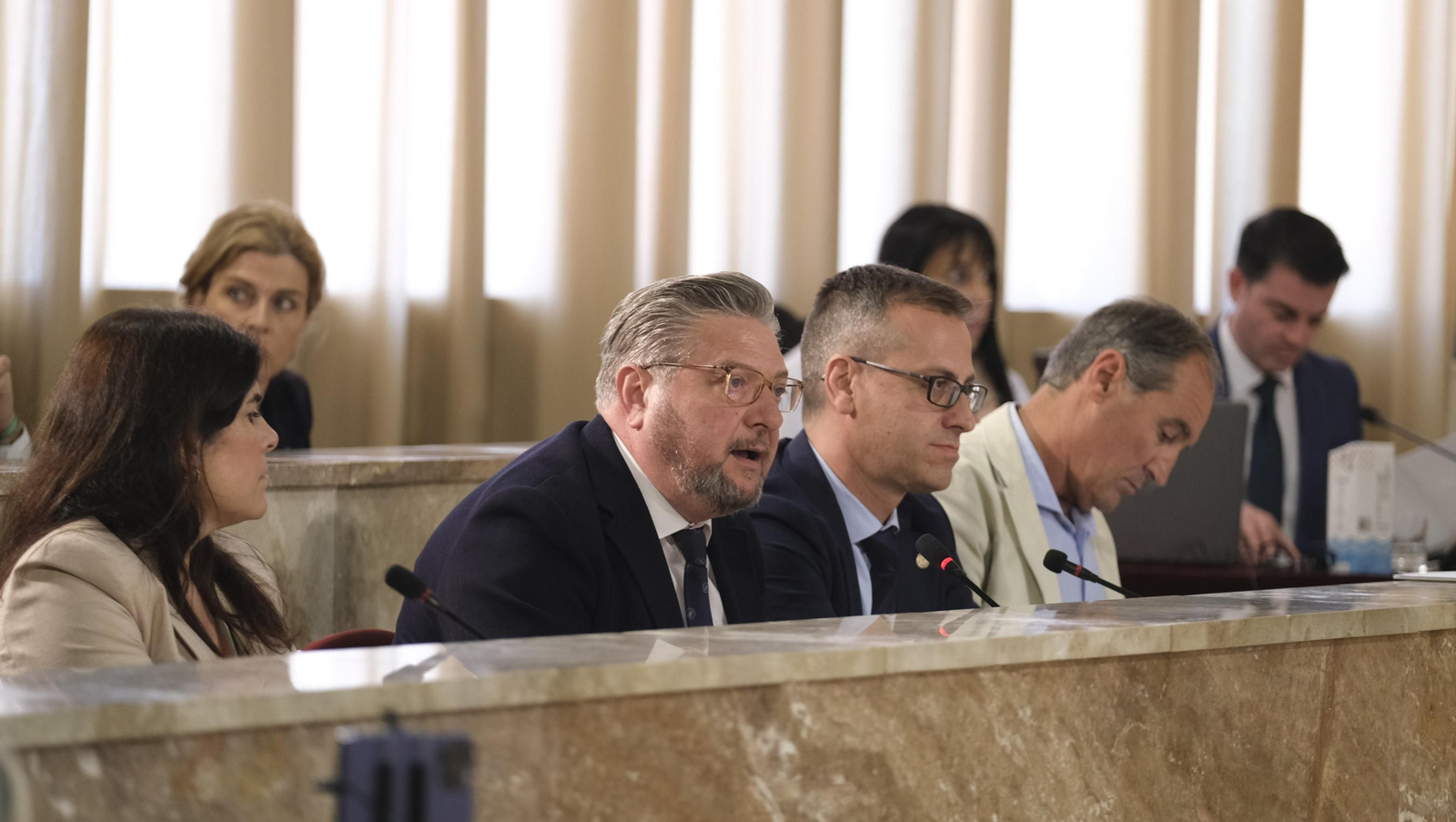 Imágenes del pleno ordinario del Ayuntamiento de Almería