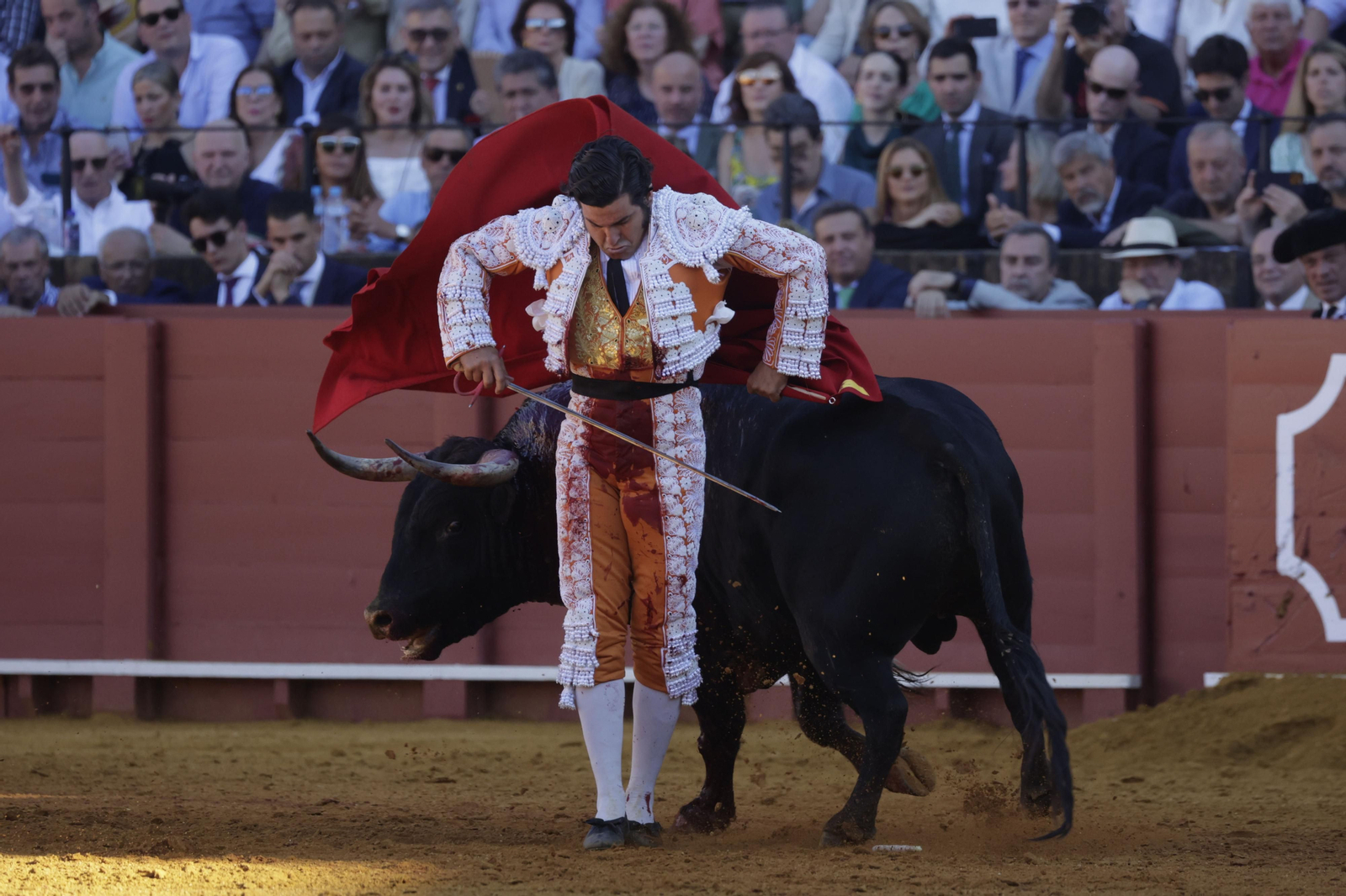 Morante de La Puebla el pasado abril en la Maestranza.