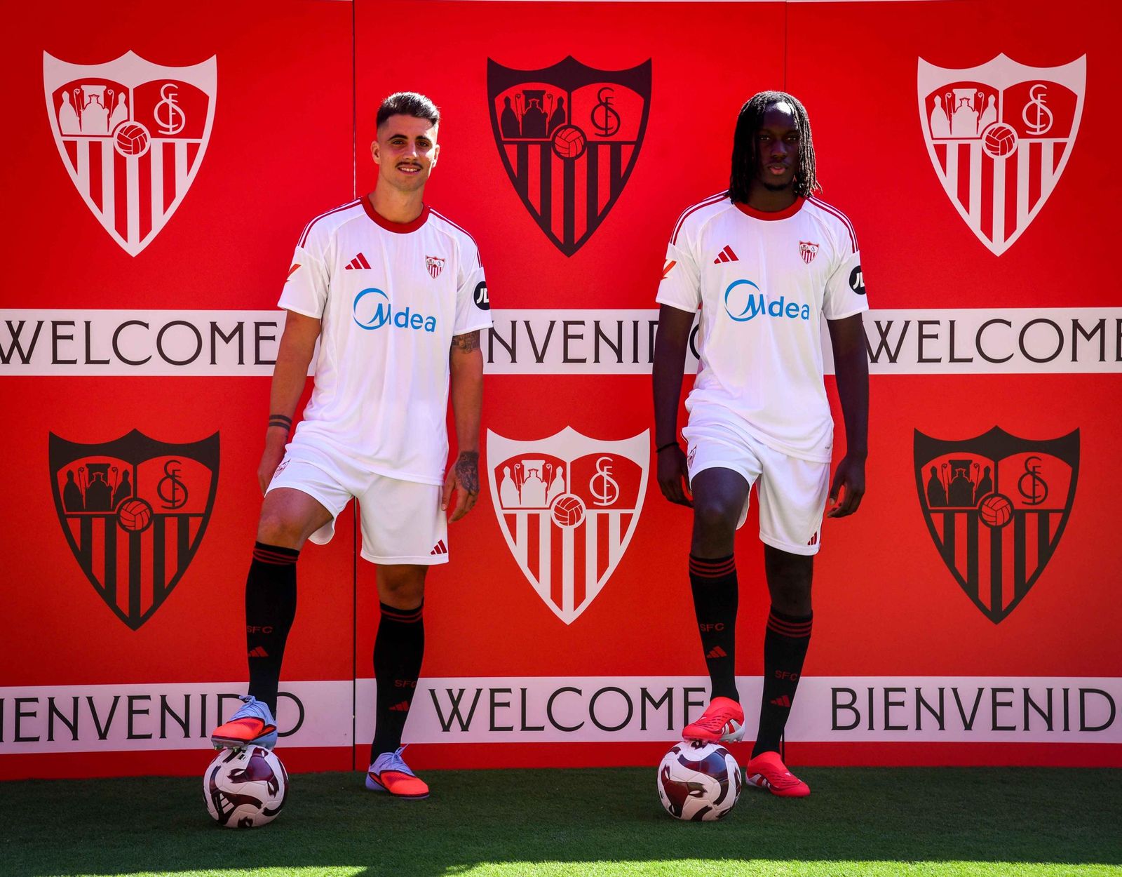 Presentación de Fabio Cardoso y Batista Mendy