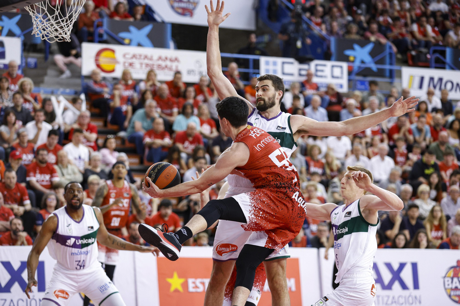 El Baxi Manresa - Unicaja, en fotos