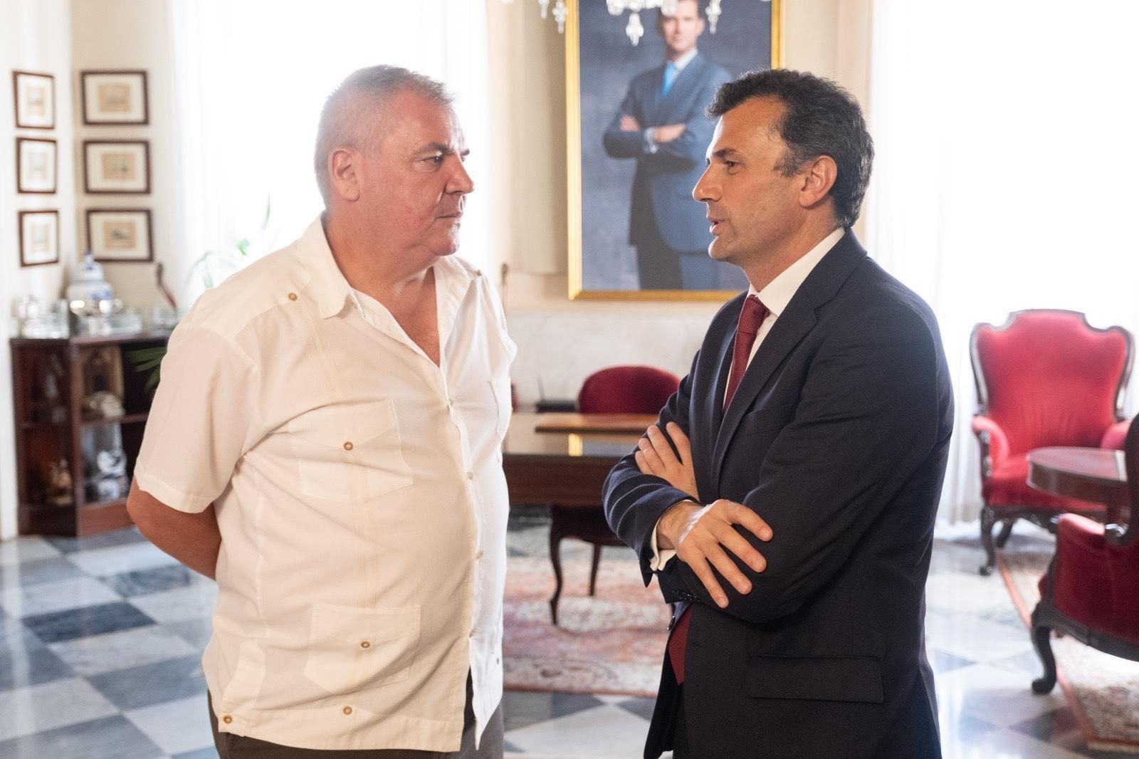Bruno García (d) y Manuel Vizcaíno. Bruno García (d) y Manuel Vizcaíno.