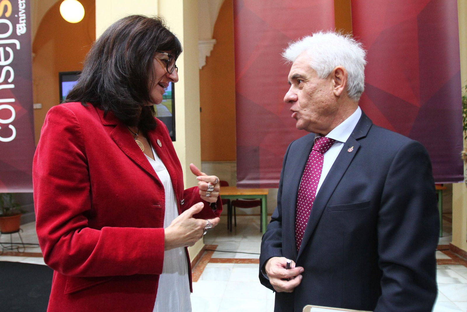 Imágenes de la presentación del estudio sobre 'El impacto económico, social y cultural de la UHU en la provincia'