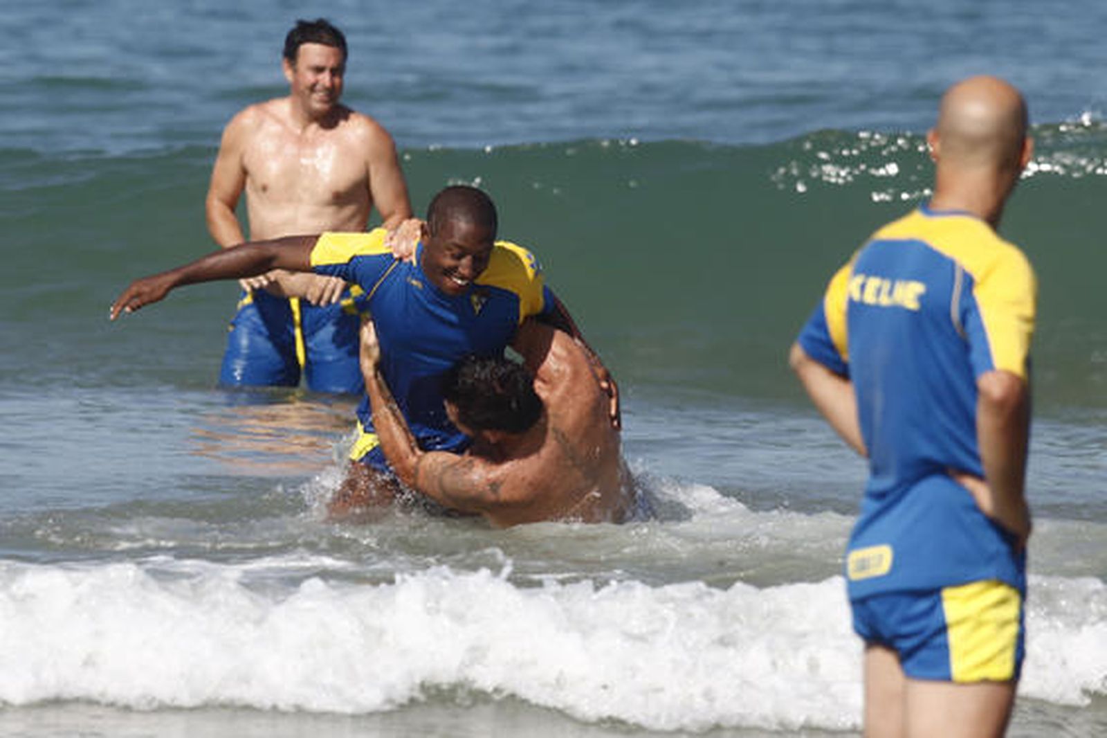 Un momento del entrenamiento

Foto: Jesus Marin