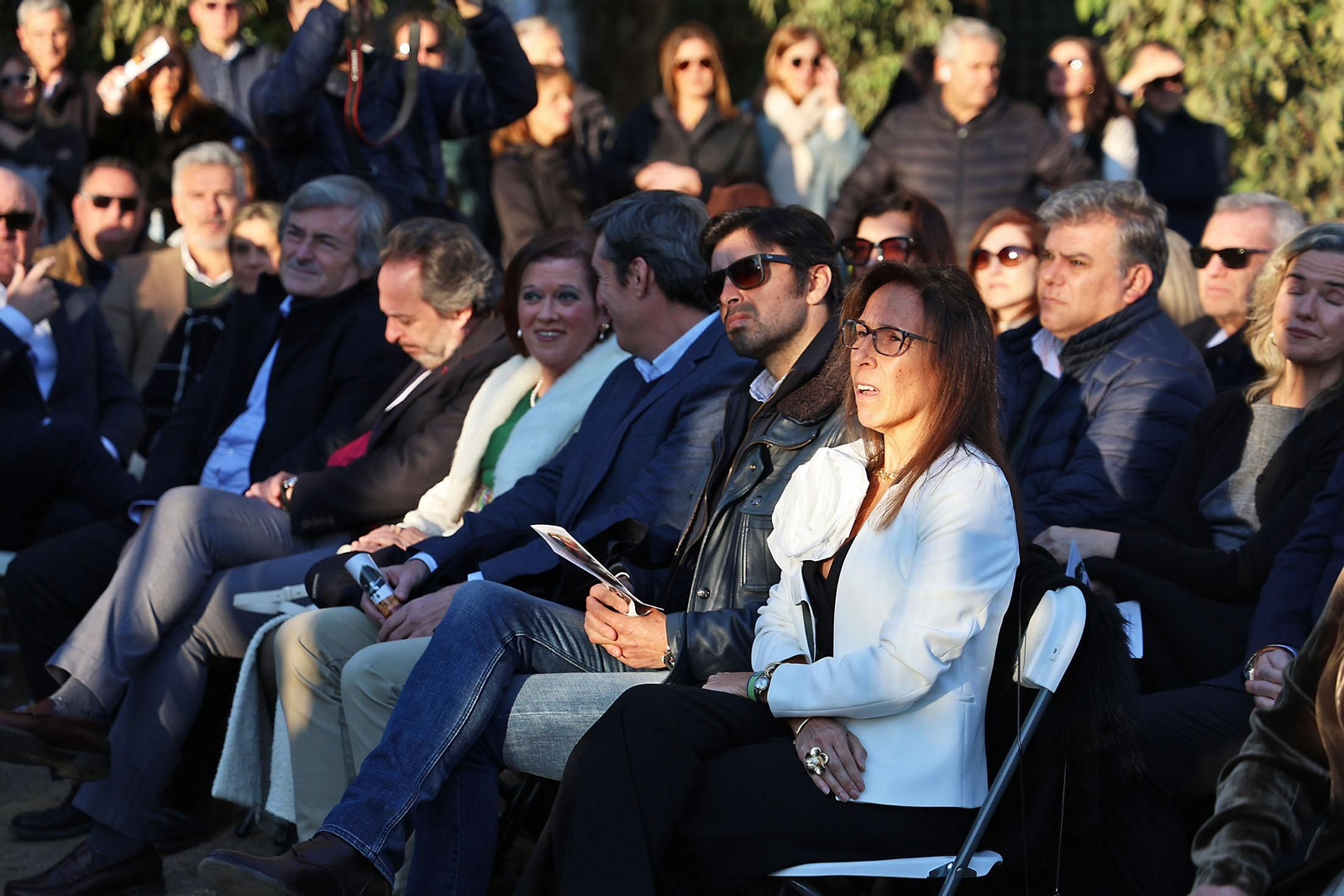Imágenes del acto de colocación primera piedra del futuro Centro Polivalente de la Fundación Laberinto