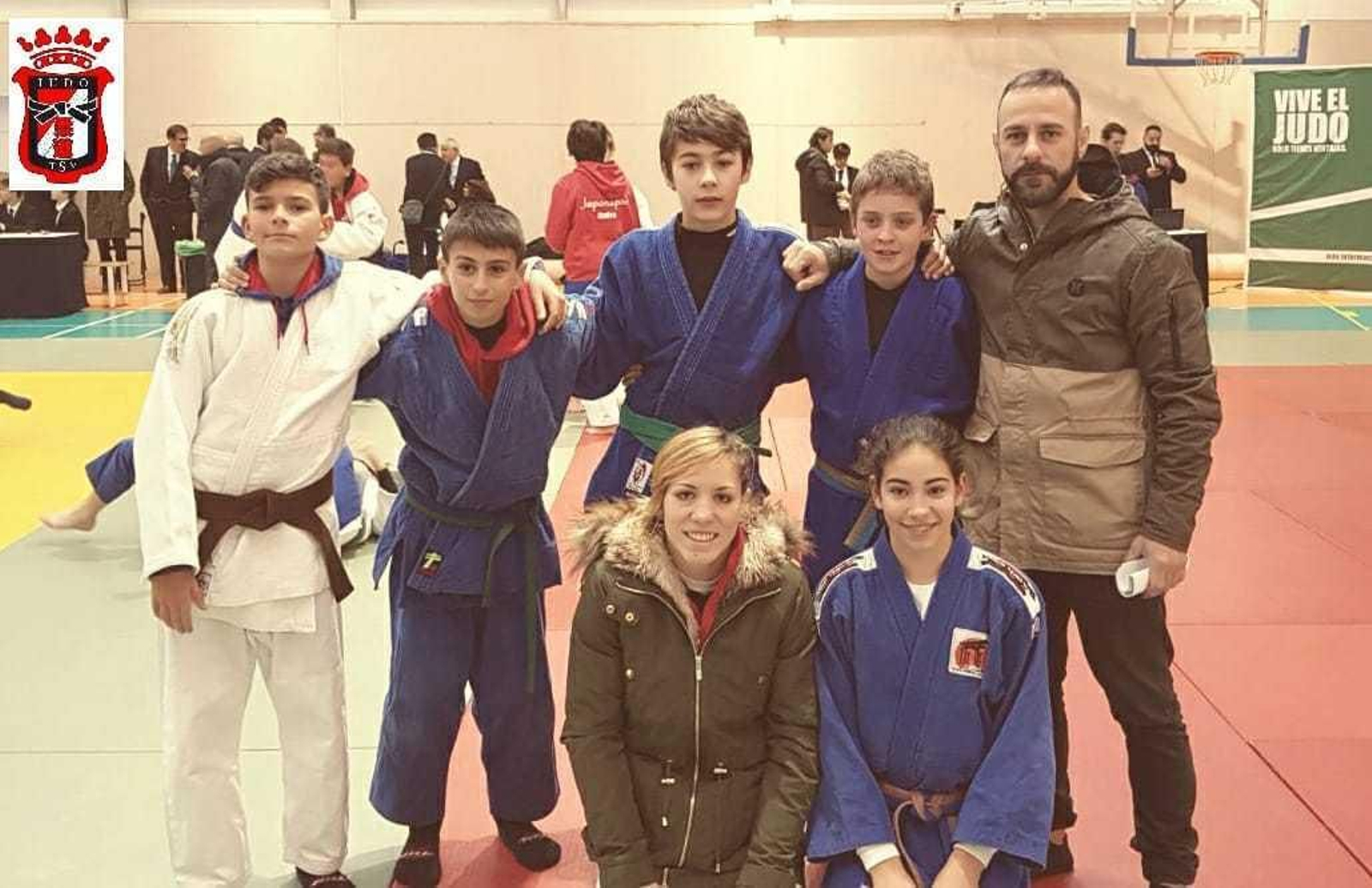 Miembros del Judo Huelva TSV desplazados a Padul.