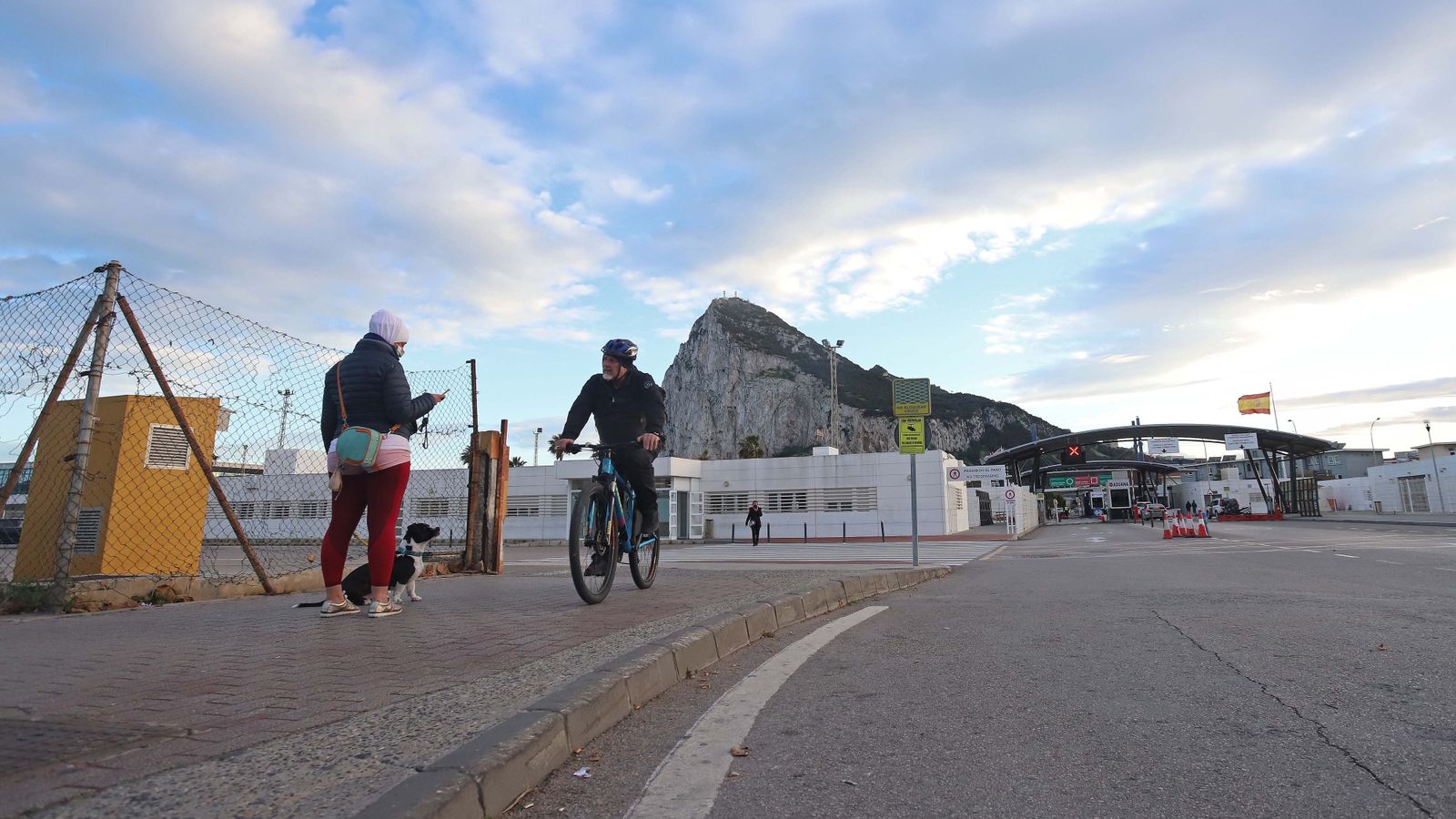 El paso fronterizo de La Línea y Gibraltar.