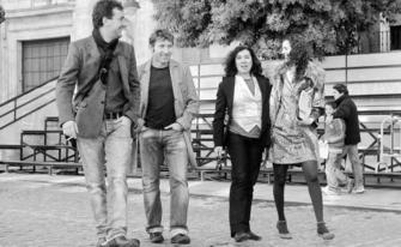 José Luis García, Antonio de la Torre, Chus Gutiérrez y Farah Hamed, en la presentación.