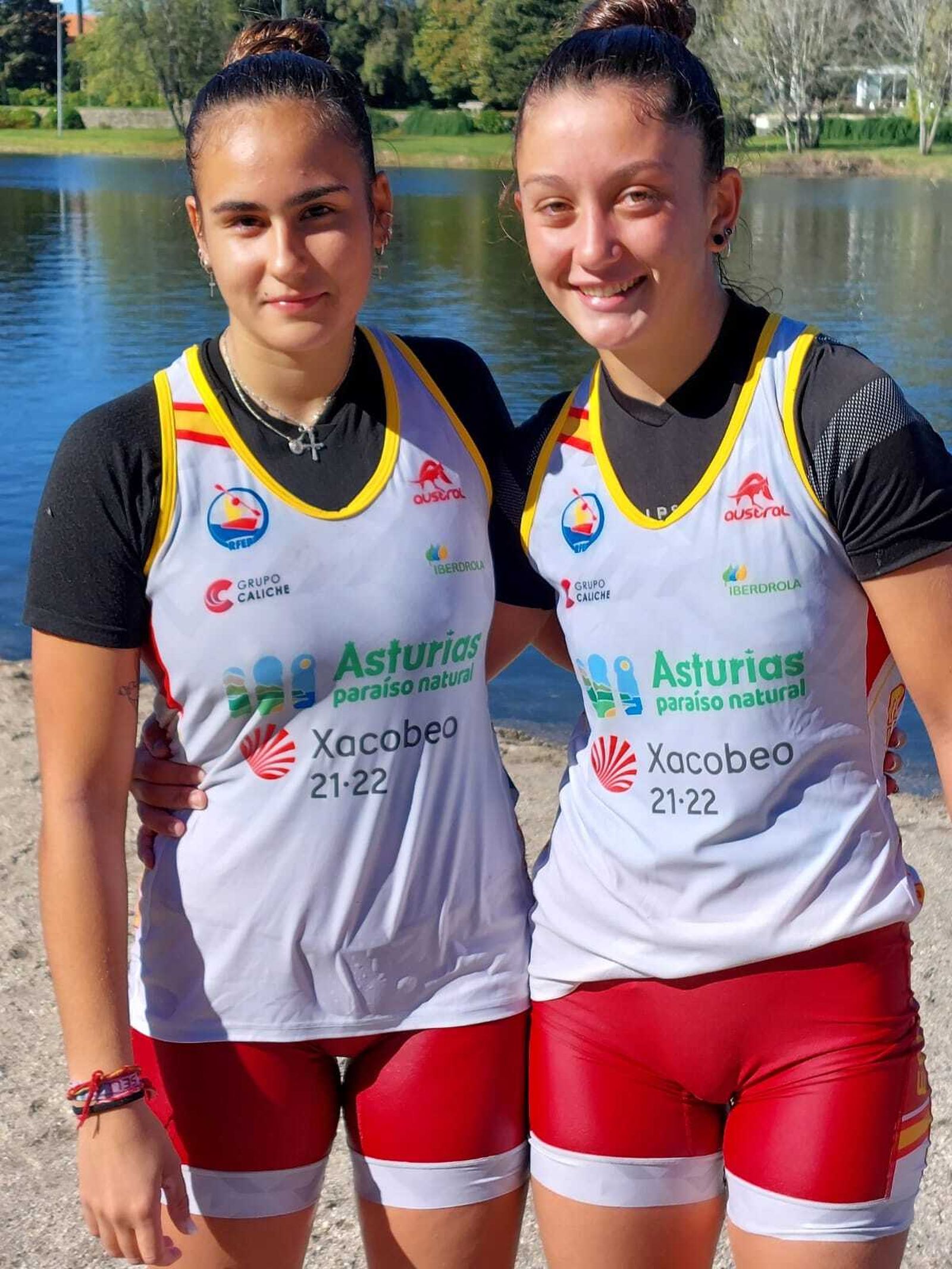 Lara y Araceli Alonso compitieron en el Mundial disputado en Portugal.
