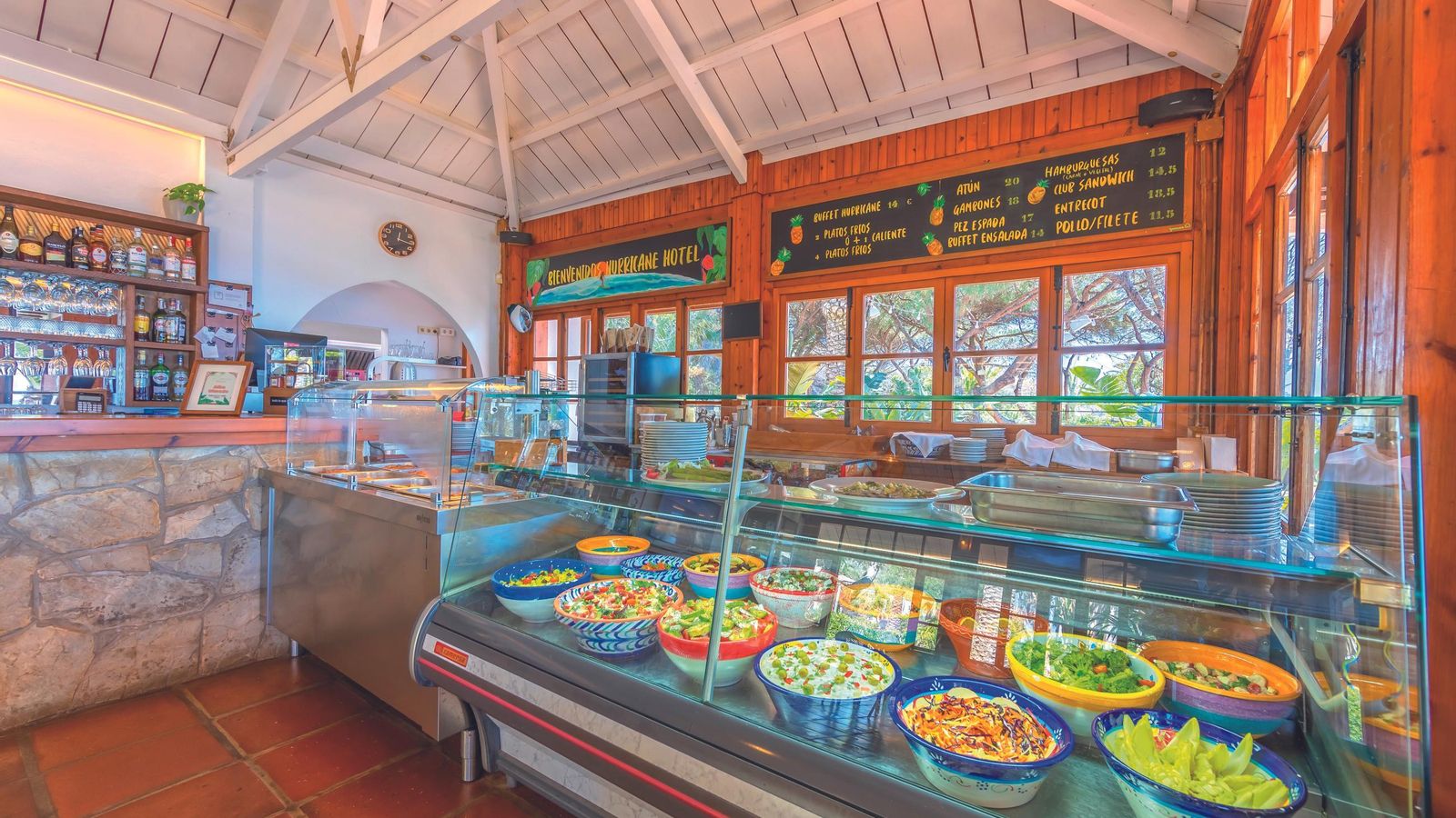 Interior del restaurante.