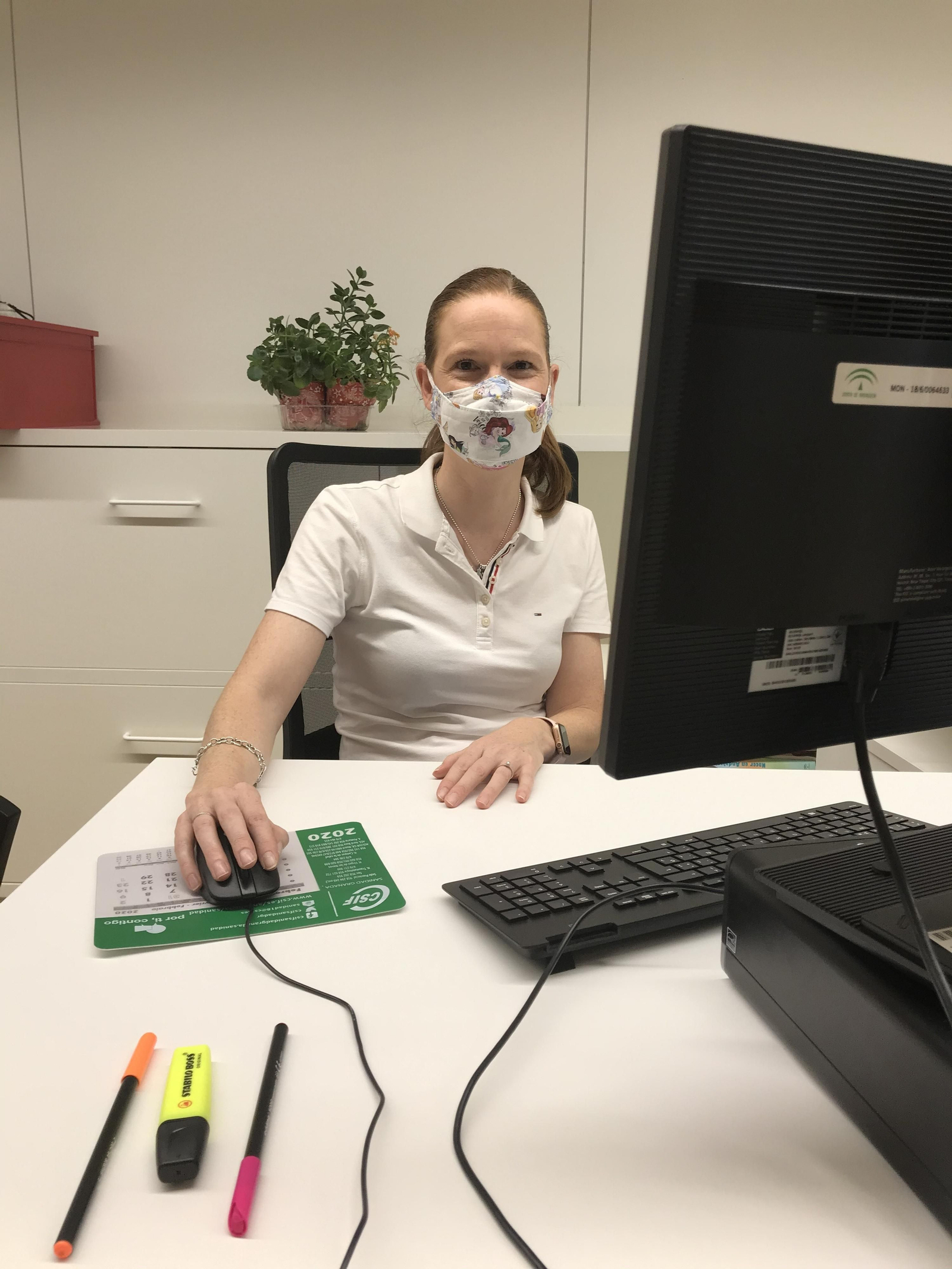 La enfermera Matilde Expósito, trazadora de casos de coronavirus en Atención Primaria