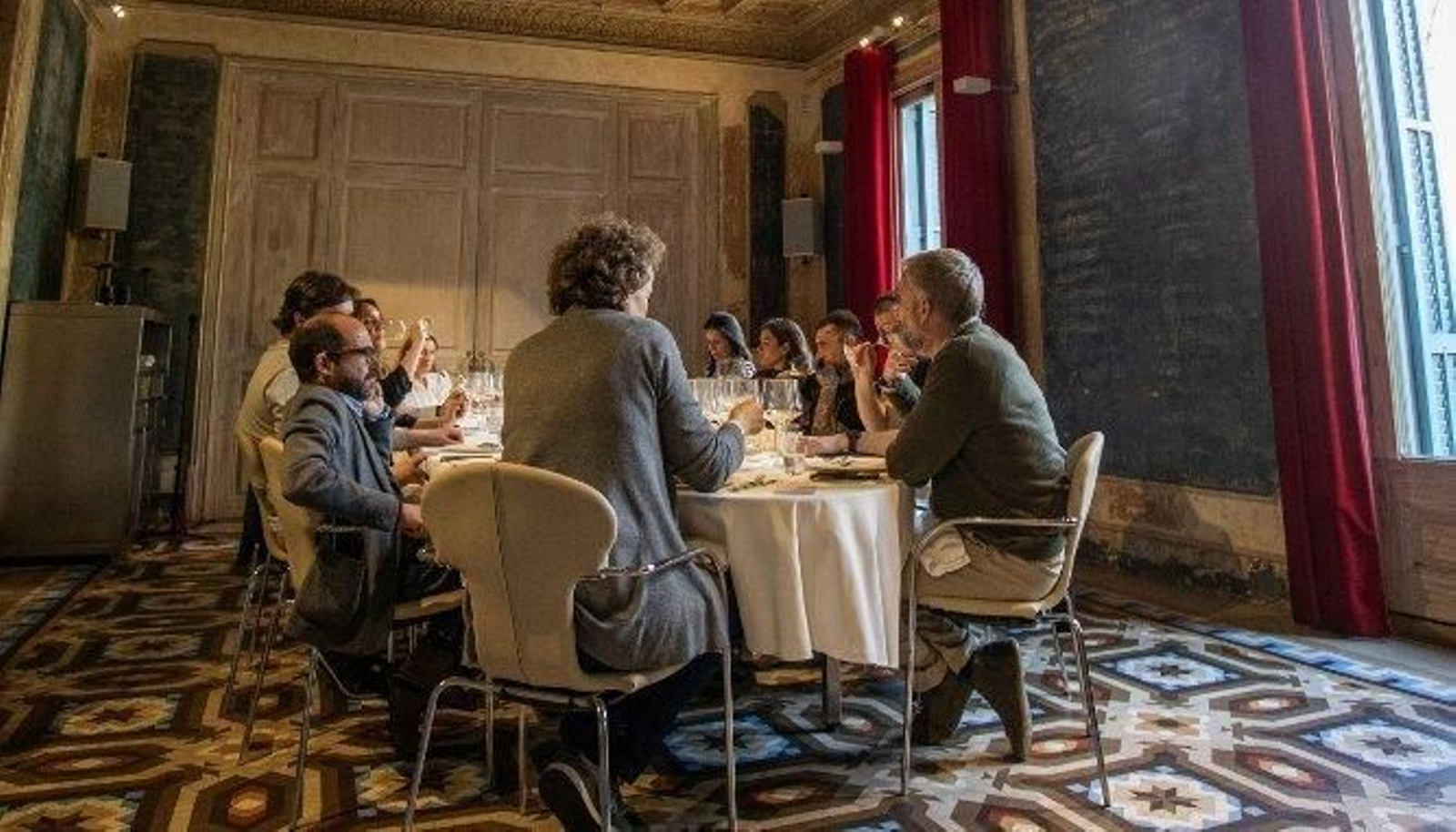 Momento del maridaje.