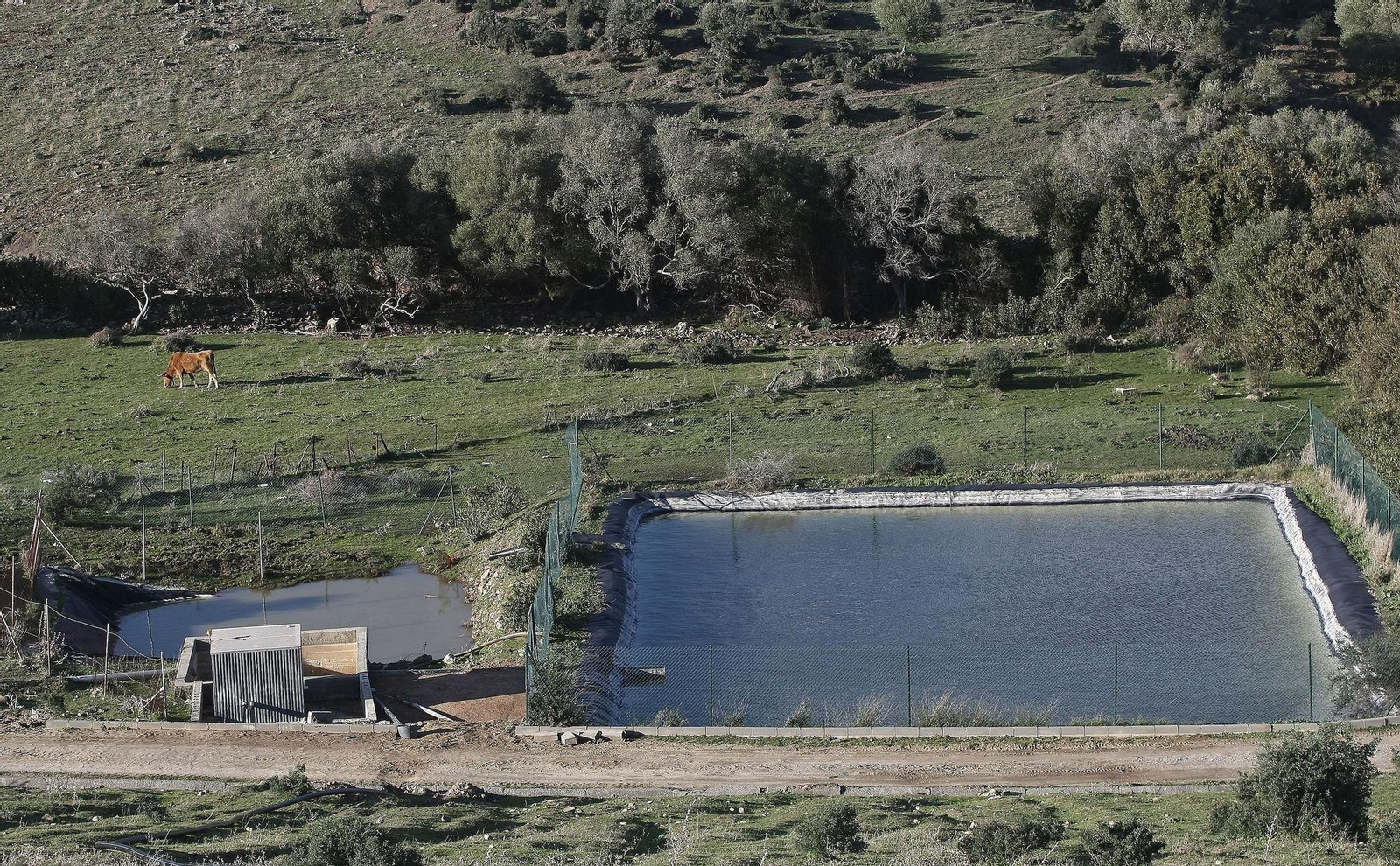 Vista de los terrenos del vertedero de El Cobre.