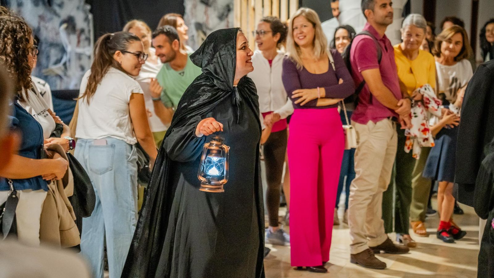 Los más mayores también se divirtieron en este gran día.